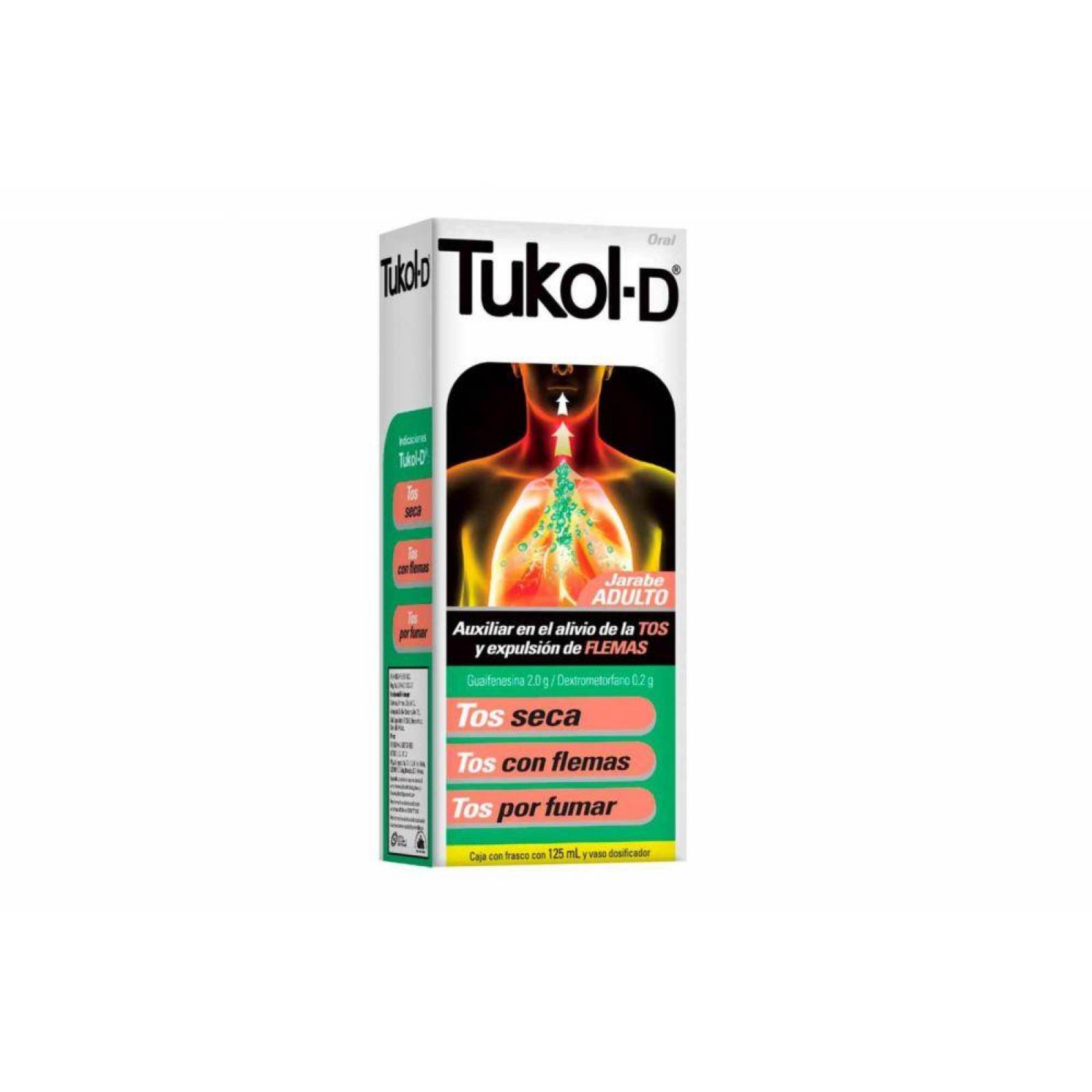 Tukol D Jarabe Caja Con Frasco Con 125 mL 