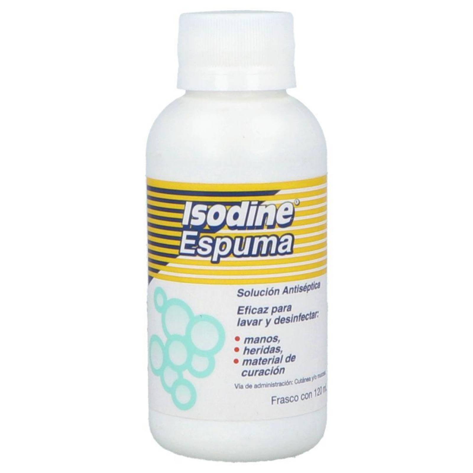 Solución Antiséptica Isodine Espuma 120 mL 