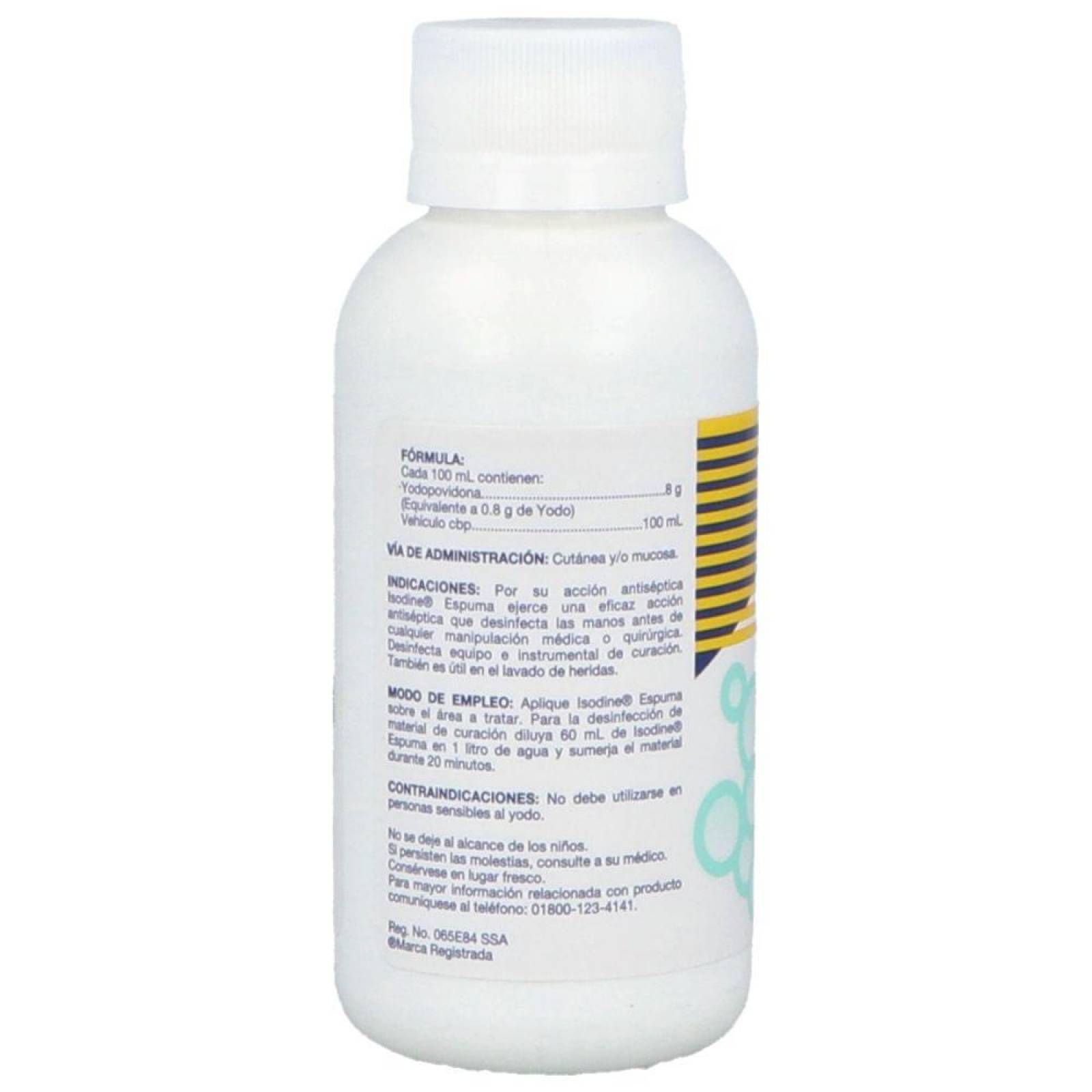 Solución Antiséptica Isodine Espuma 120 mL 
