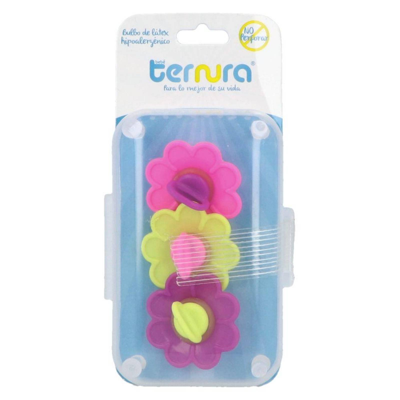 Chupón Ternura Gota De Miel Para Bebés de 0 a 4 Meses Empaque Con 3 Piezas 