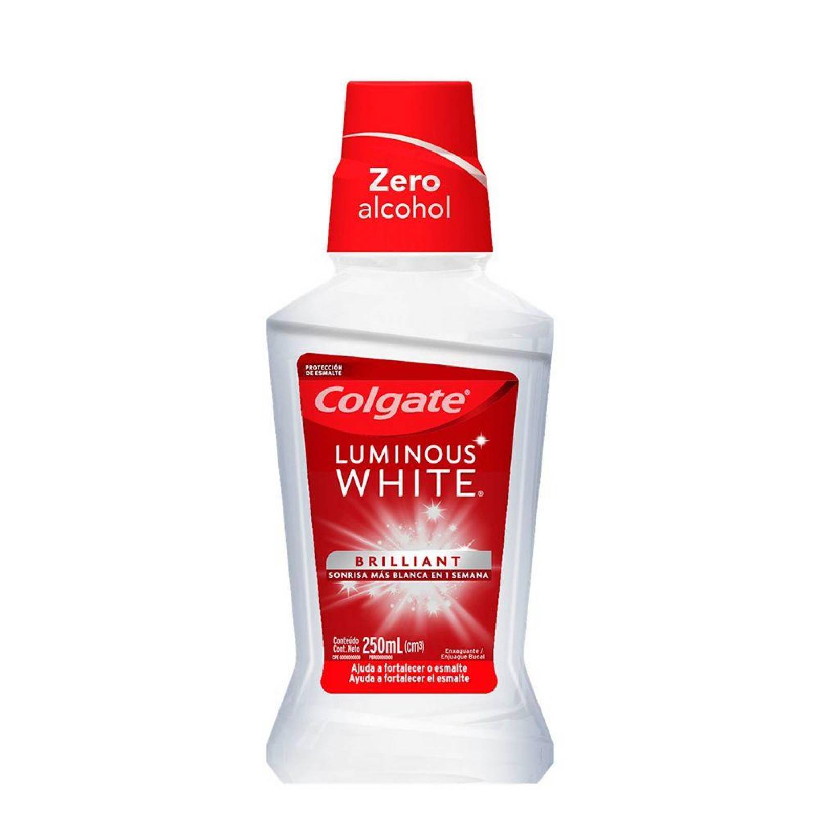 Enjuague Bucal Colgate Luminous White Frasco Con 250 mL 