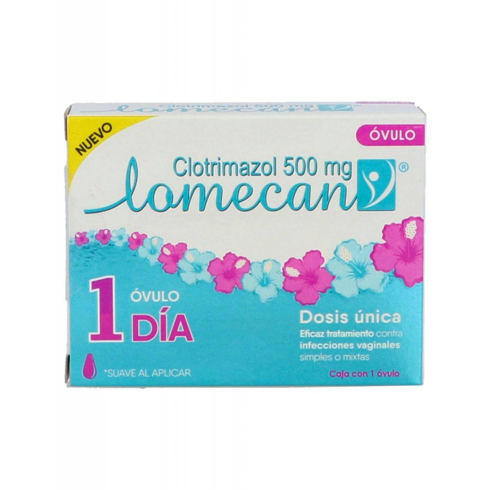 Lomecan V Caja Con 1 Óvulo De 500 mg 