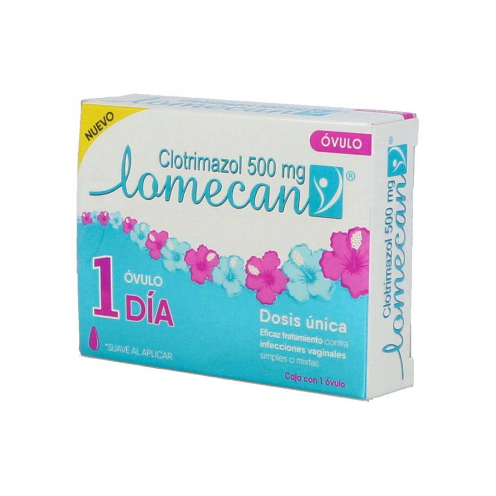 Lomecan V Caja Con 1 Óvulo De 500 mg 