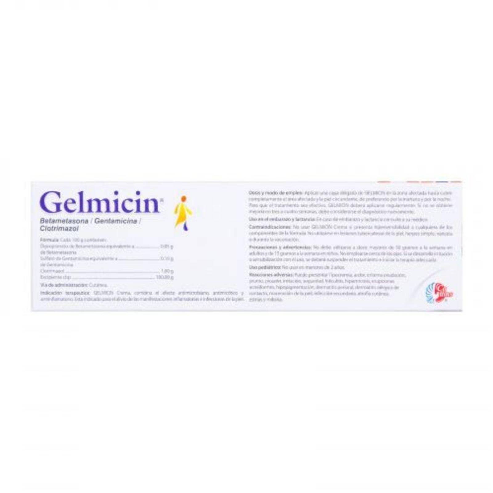 Gelmicin Crema Caja Con Tubo Con 40 g 