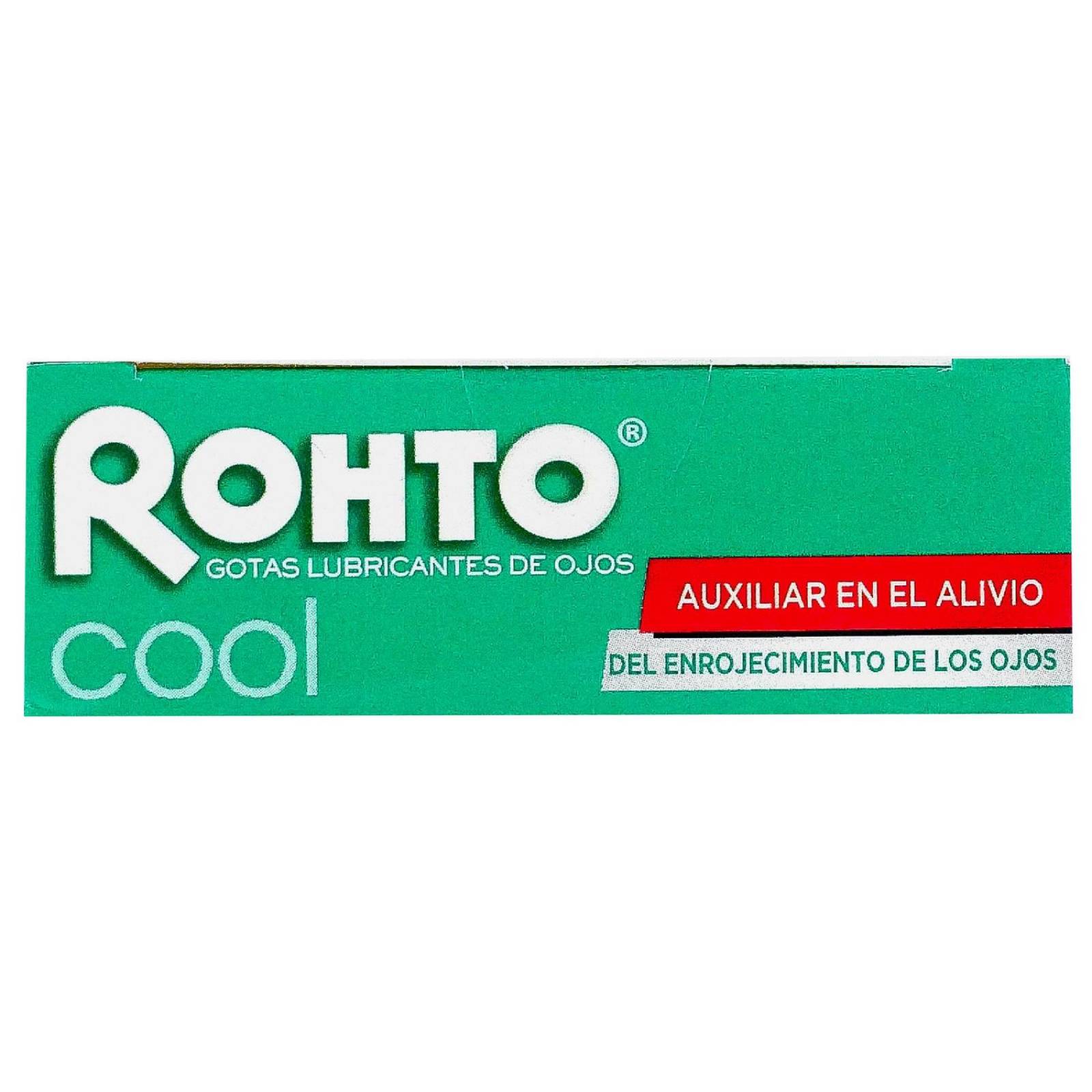 Rohto Cool Gotas Lubricantes De Ojos Caja Con Botella De 13 mL 
