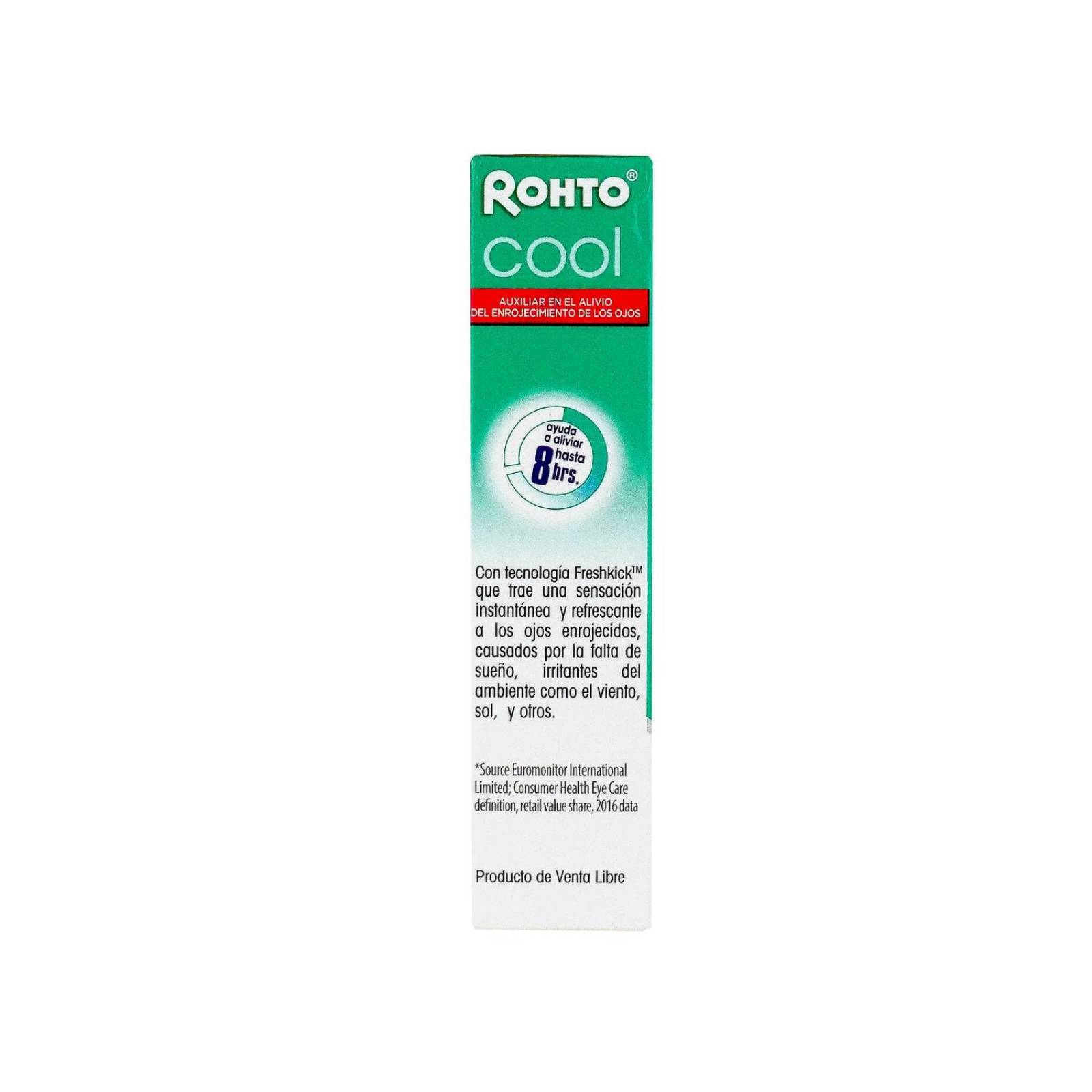 Rohto Cool Gotas Lubricantes De Ojos Caja Con Botella De 13 mL 