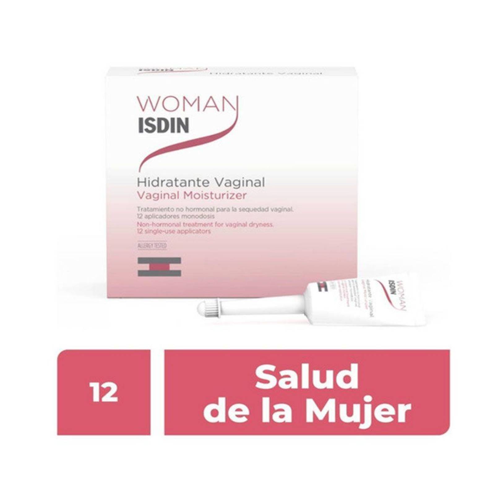 Woman Isdin Gel-Crema Hidratante Vaginal Caja Con 12 Aplicadores de 6 mL 