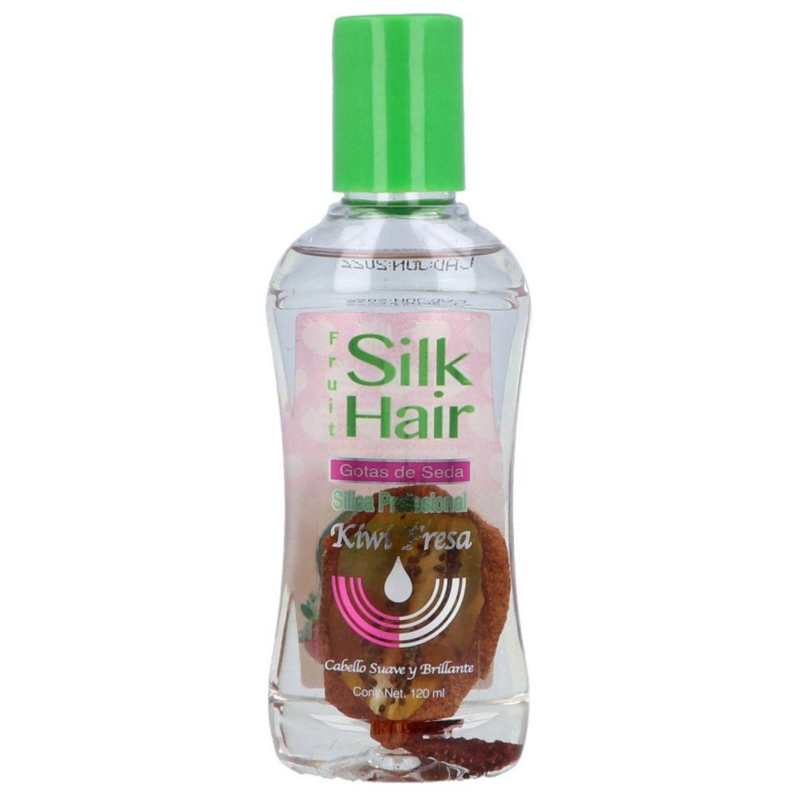 SILICA SILK HAIR KIWI FRESA FRASCO CON 120 ML 