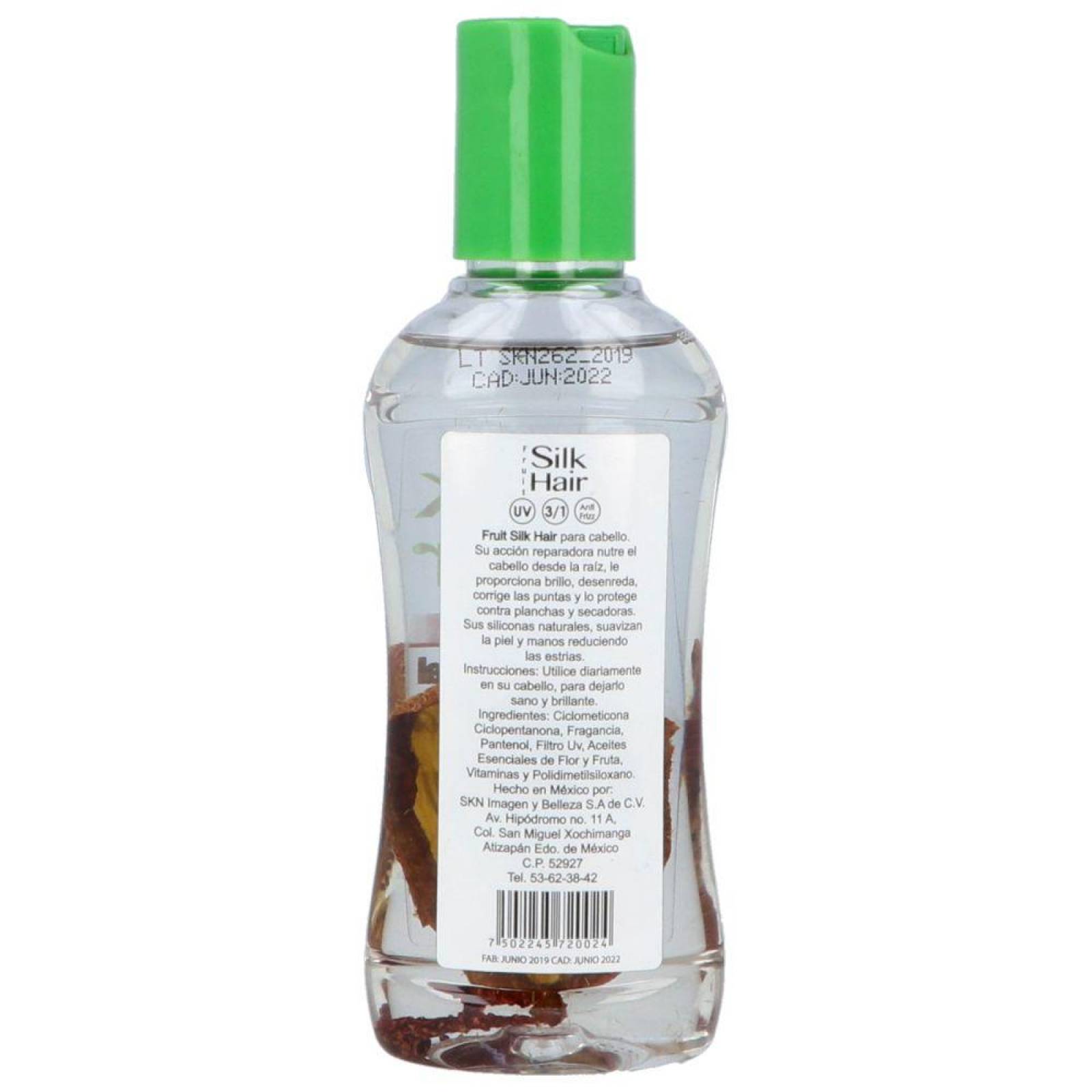 SILICA SILK HAIR KIWI FRESA FRASCO CON 120 ML 