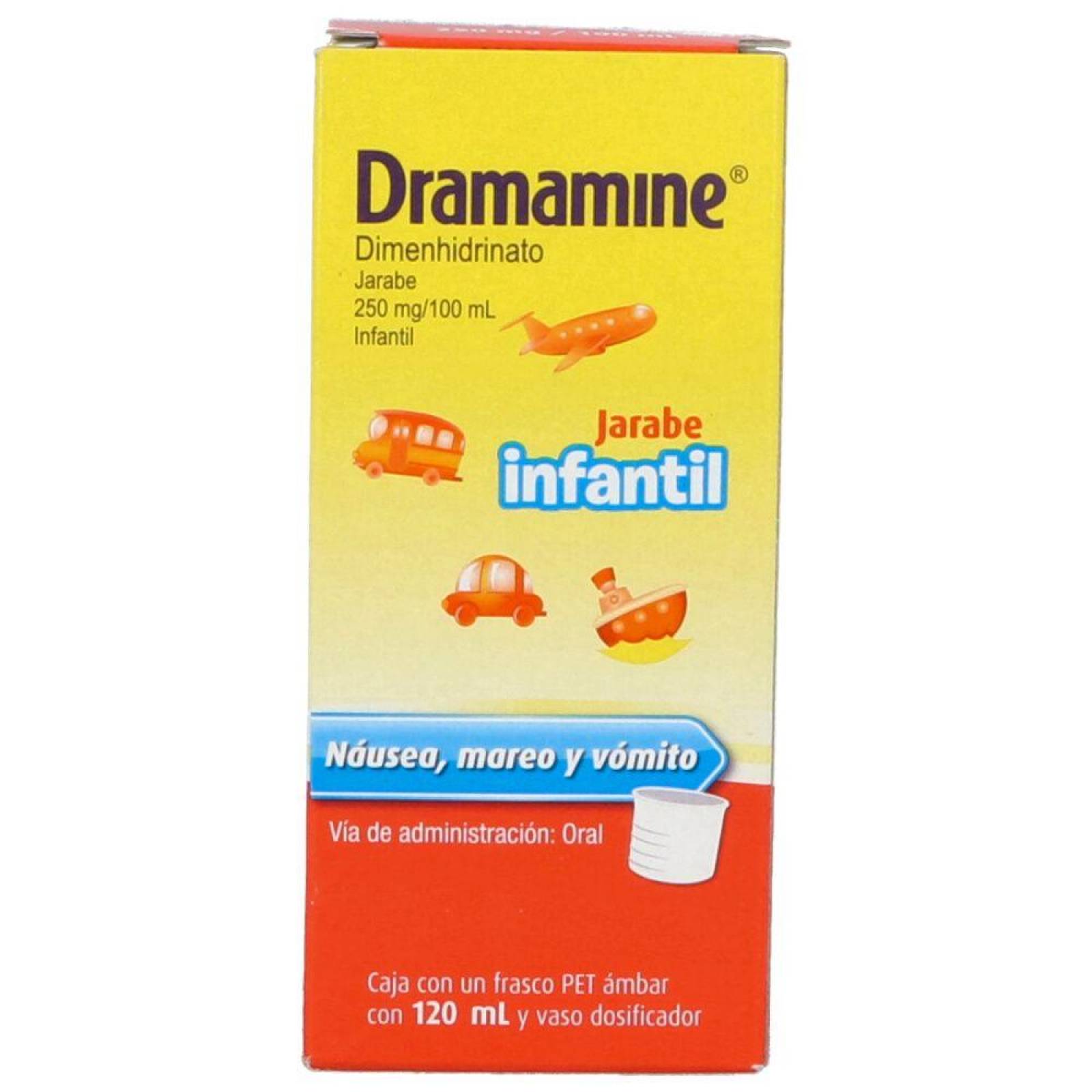 Dramamine Jarabe Con 120 mL 