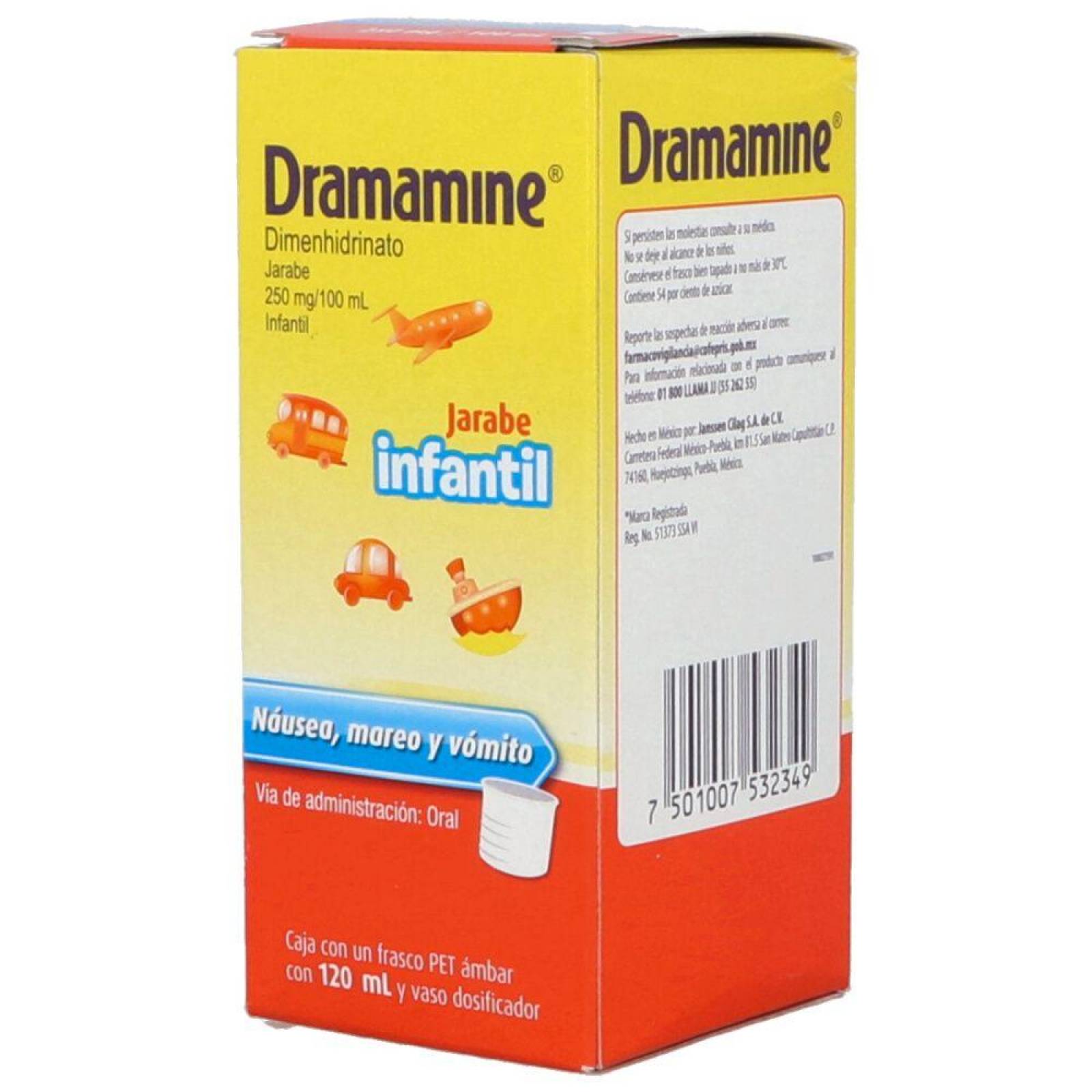 Dramamine Jarabe Con 120 mL 