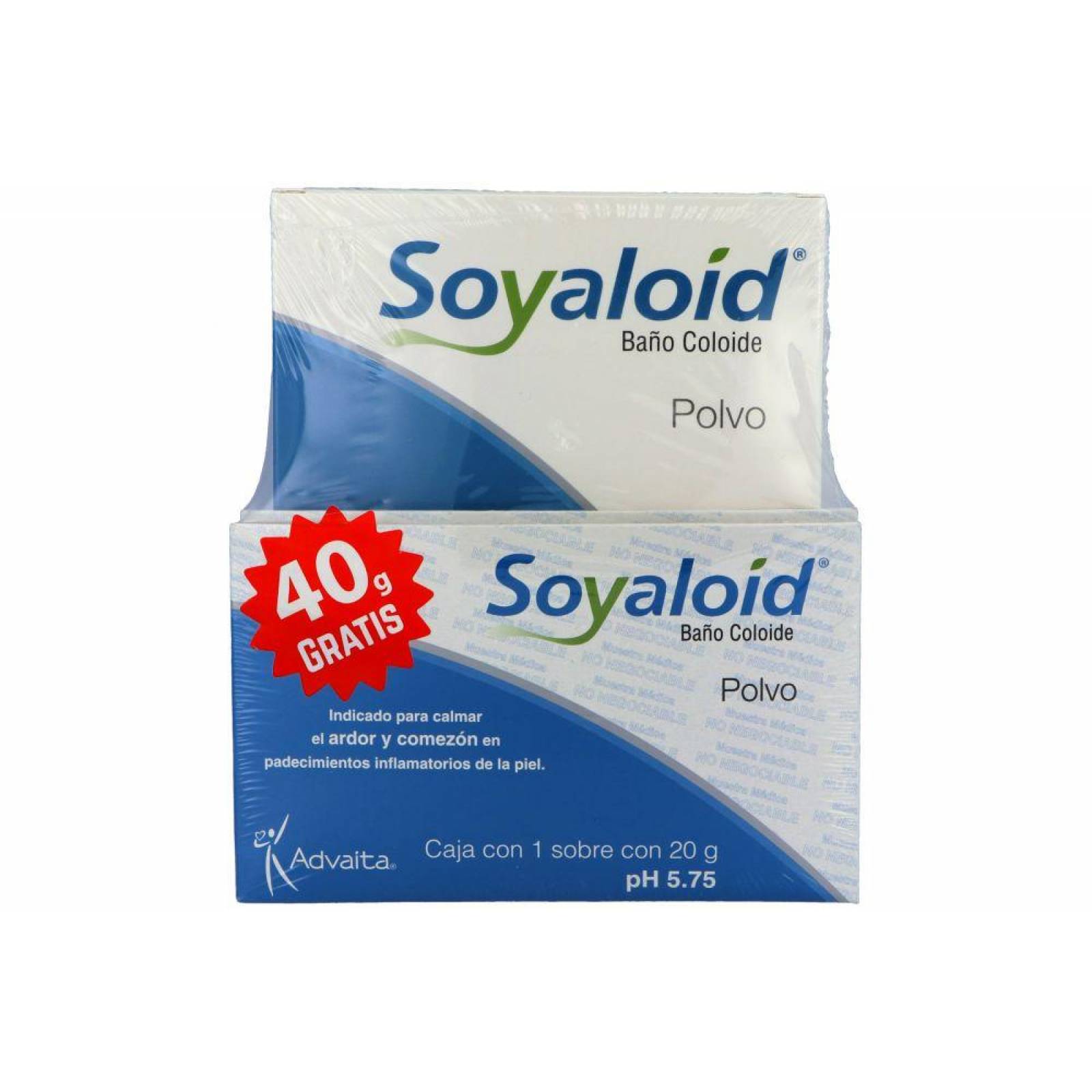 Soyaloid Polvo Caja Con 1 Sobre Con 90 g + 2 Cajas Con 20 g 