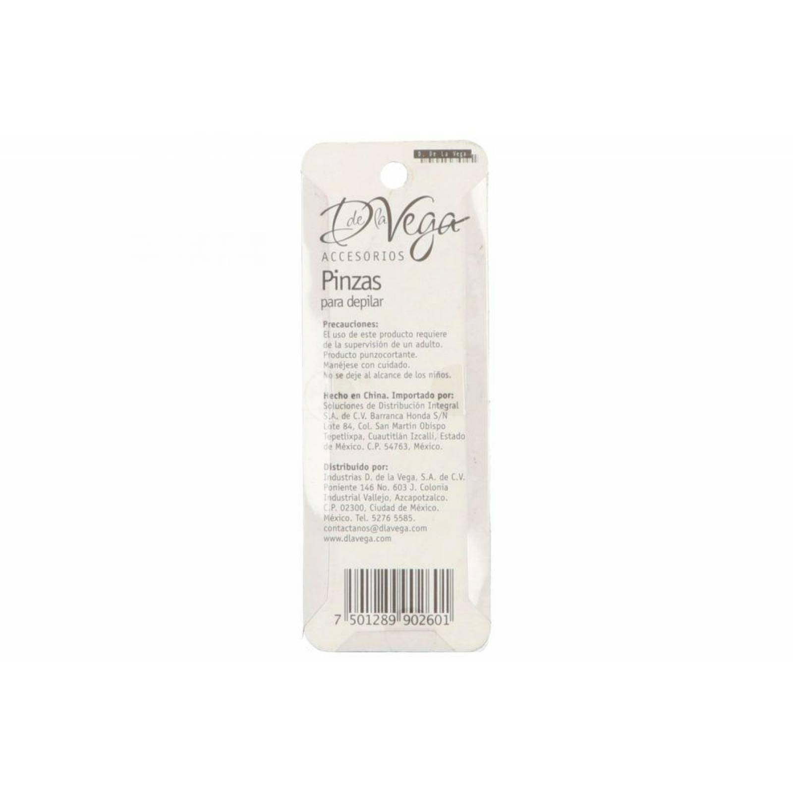 Pinza Depiladora De La Vega Estuche Con 1 Pinza 
