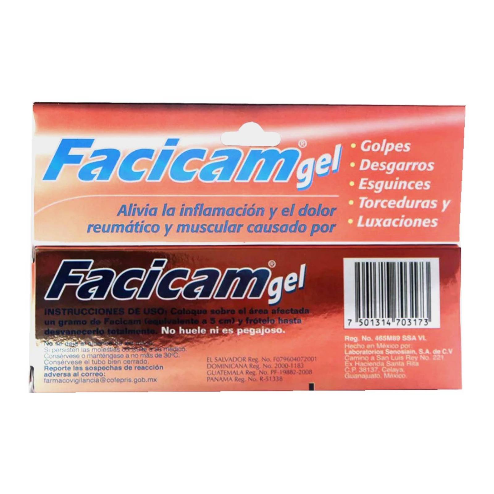 Facicam 0.5% Gel Caja Con Tubo Con 40g 
