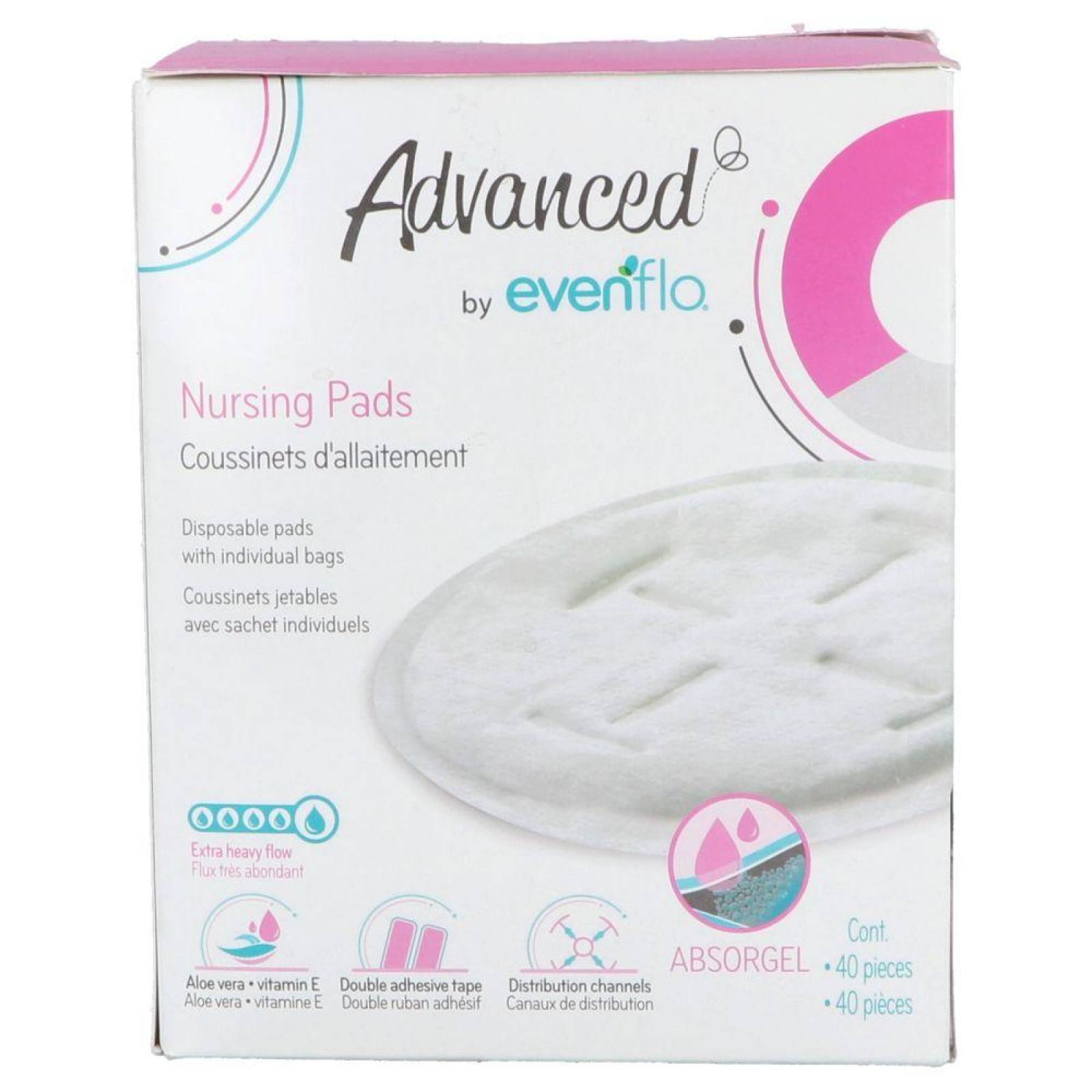 Evenflo Protectores Para Lactancia Caja Con 40 Piezas 