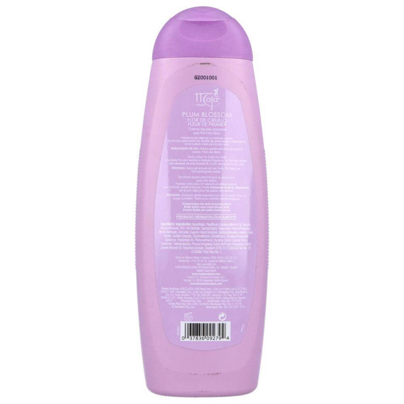 Crema Maja Liq Flor Ciruelo 400 ml. 