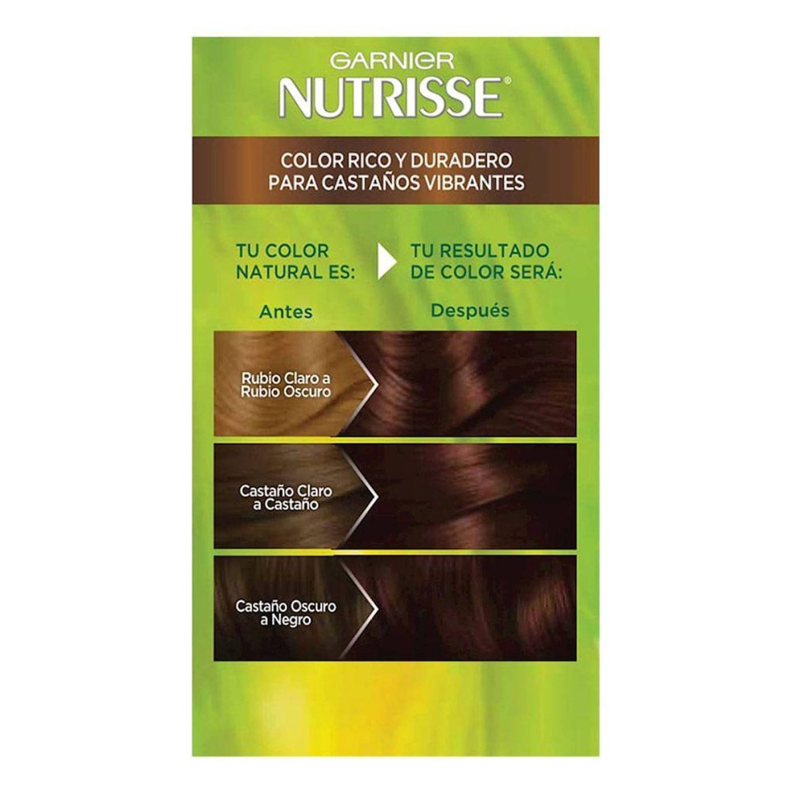 Garnier Nutrisse Tinte En Crema Caja Con 1 Aplicación Color Tamarindo 45 