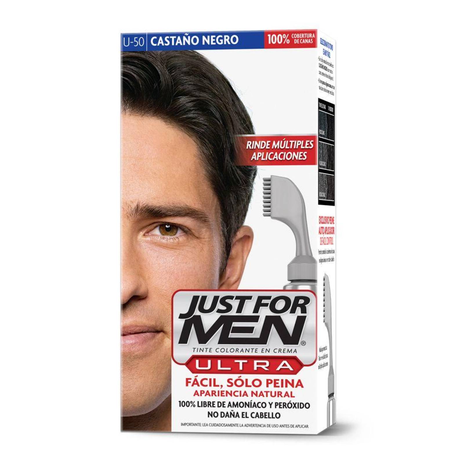 Just For Men Ultra Tinte Colorante Castaño Negro 