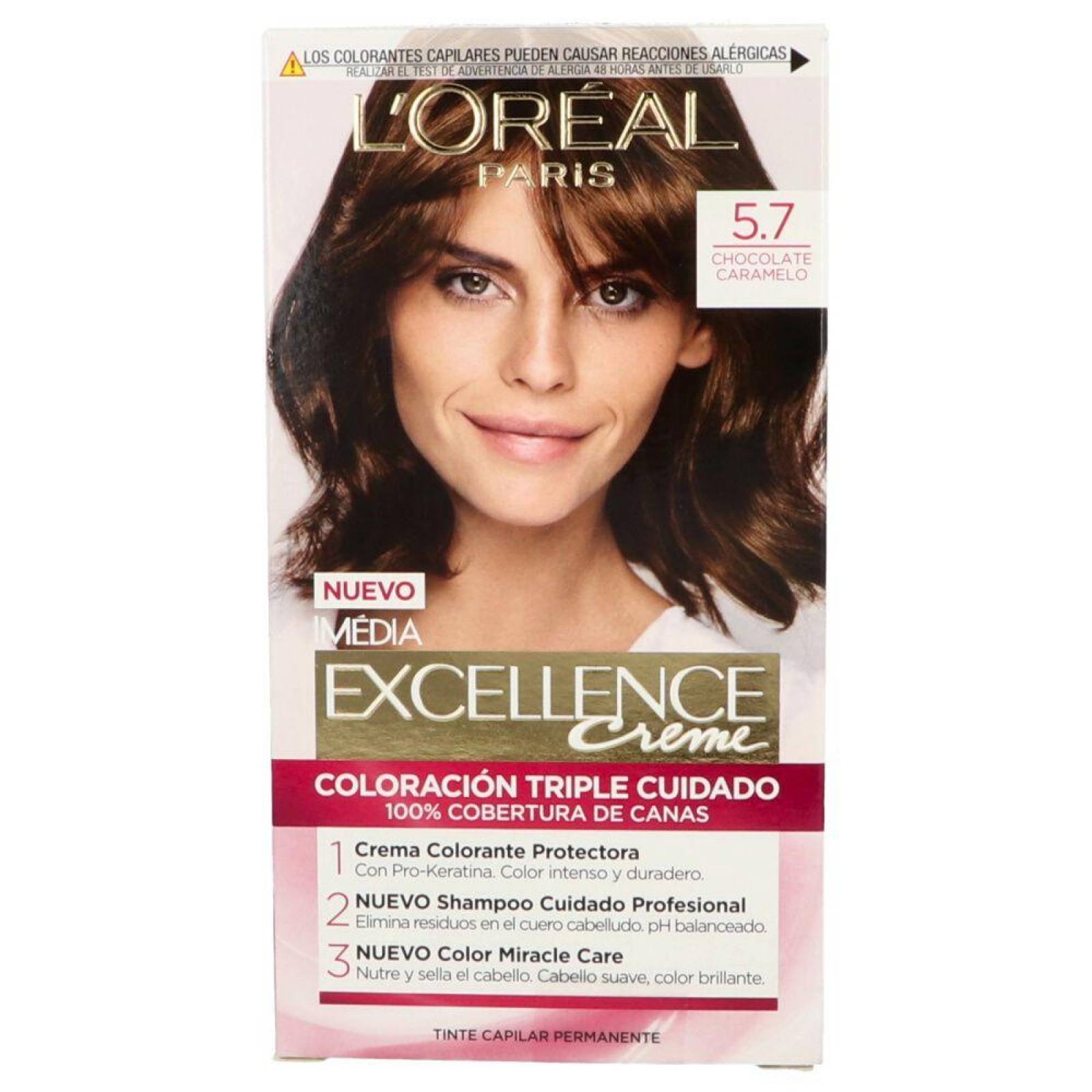 L´OREAL TINTE CAPILAR PERMANENTE - COLOR CHOCOLATE CARAMELO 