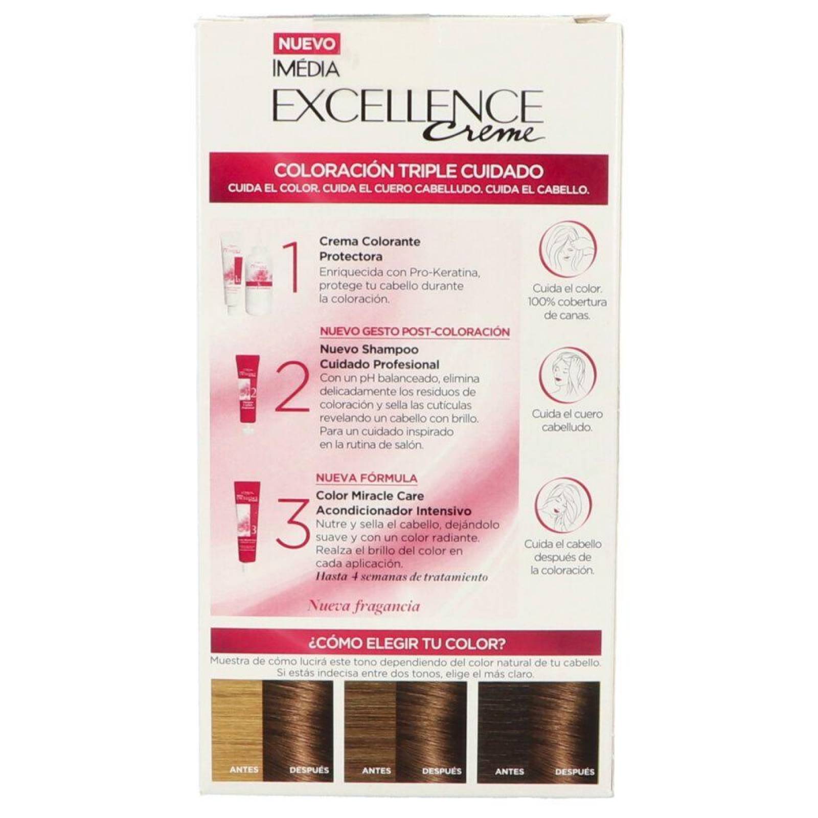 L´OREAL TINTE CAPILAR PERMANENTE - COLOR CHOCOLATE CARAMELO 