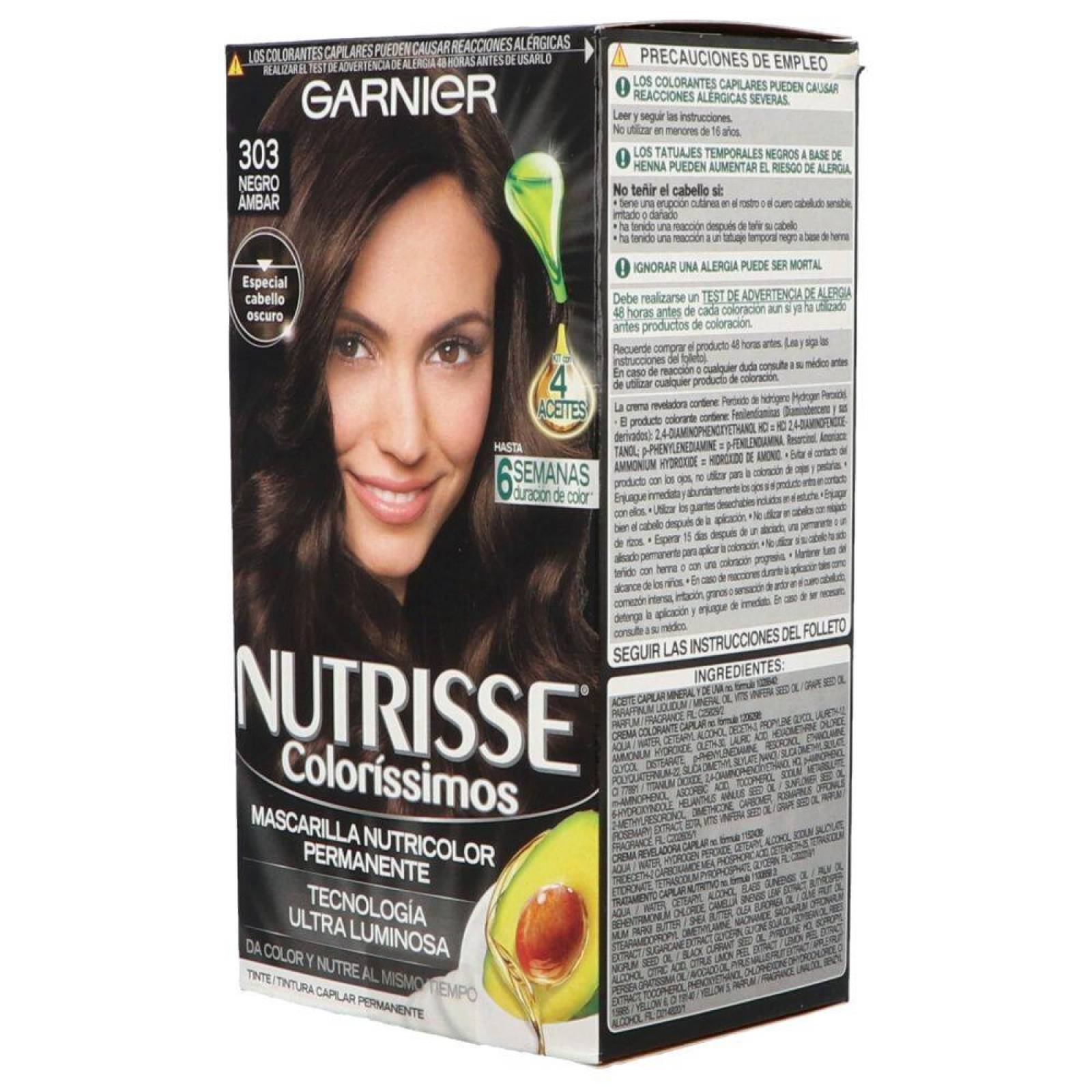 TINTE NUTRISSE GARNIER NEGRO-AMBAR 