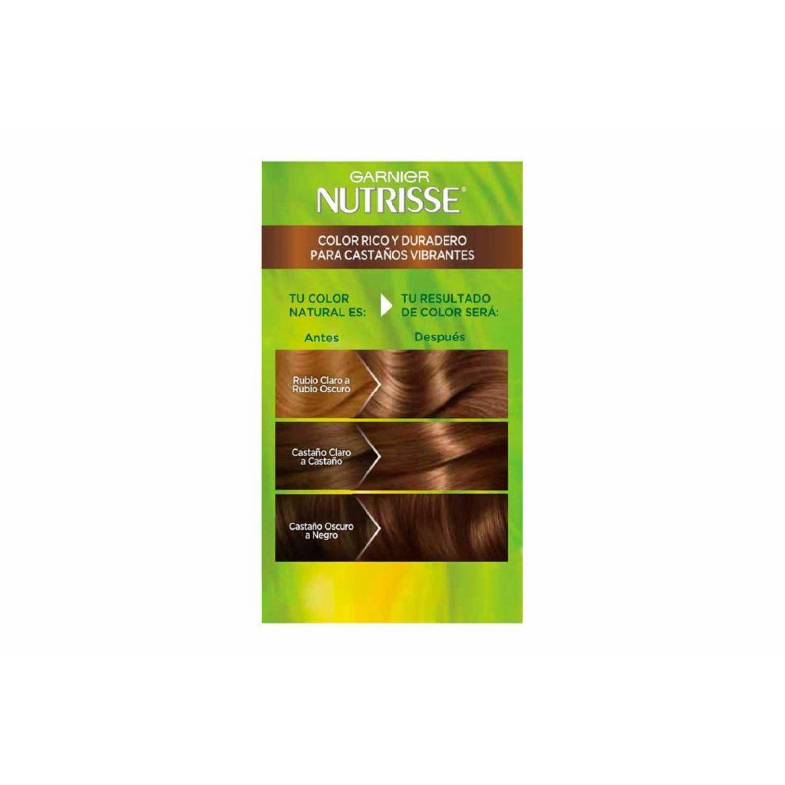 TINTE PERMANENTE GARNIER NUTRISSE MASCARILLA NUTRICOLOR CHOCOLATE PURRO 67P 