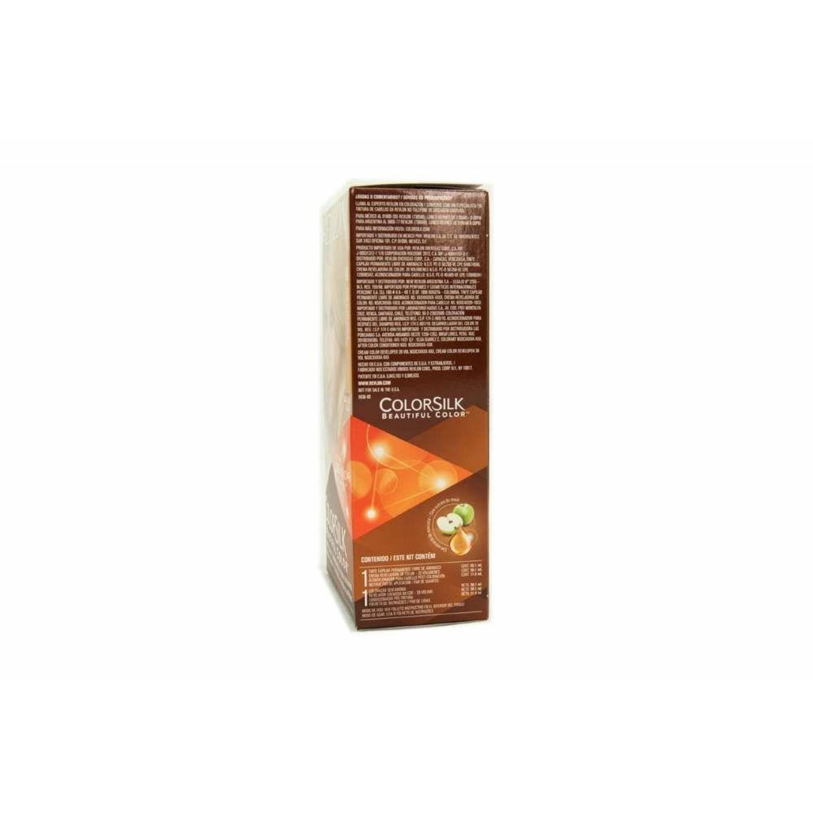 Revlon Colorsilk Tinte Permanente 80 Rubio Claro Cenizo Caja Con 1 Aplicación 