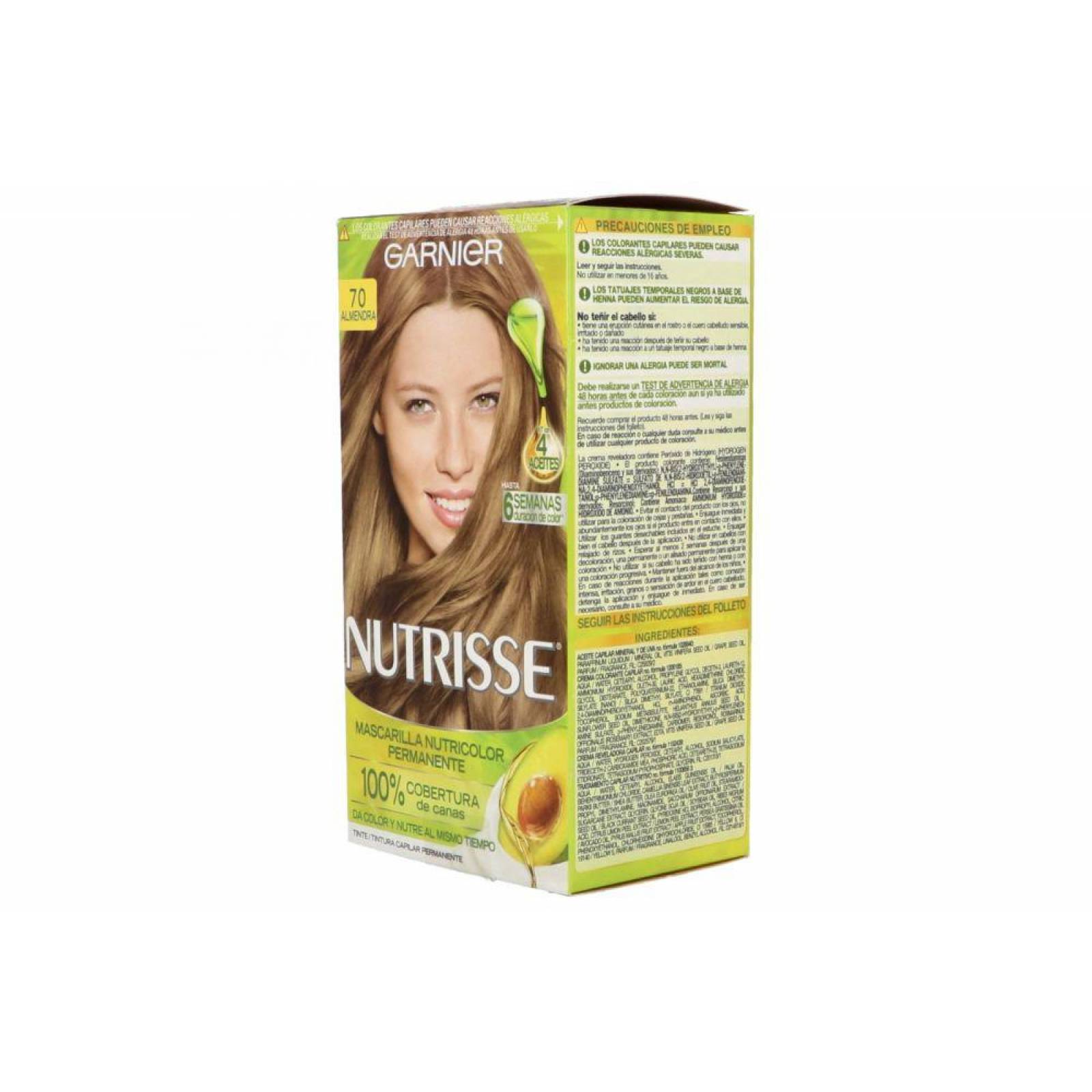 Garnier Nutrisse Tinte Caja Con 1 Aplicación Color Almendra 70 