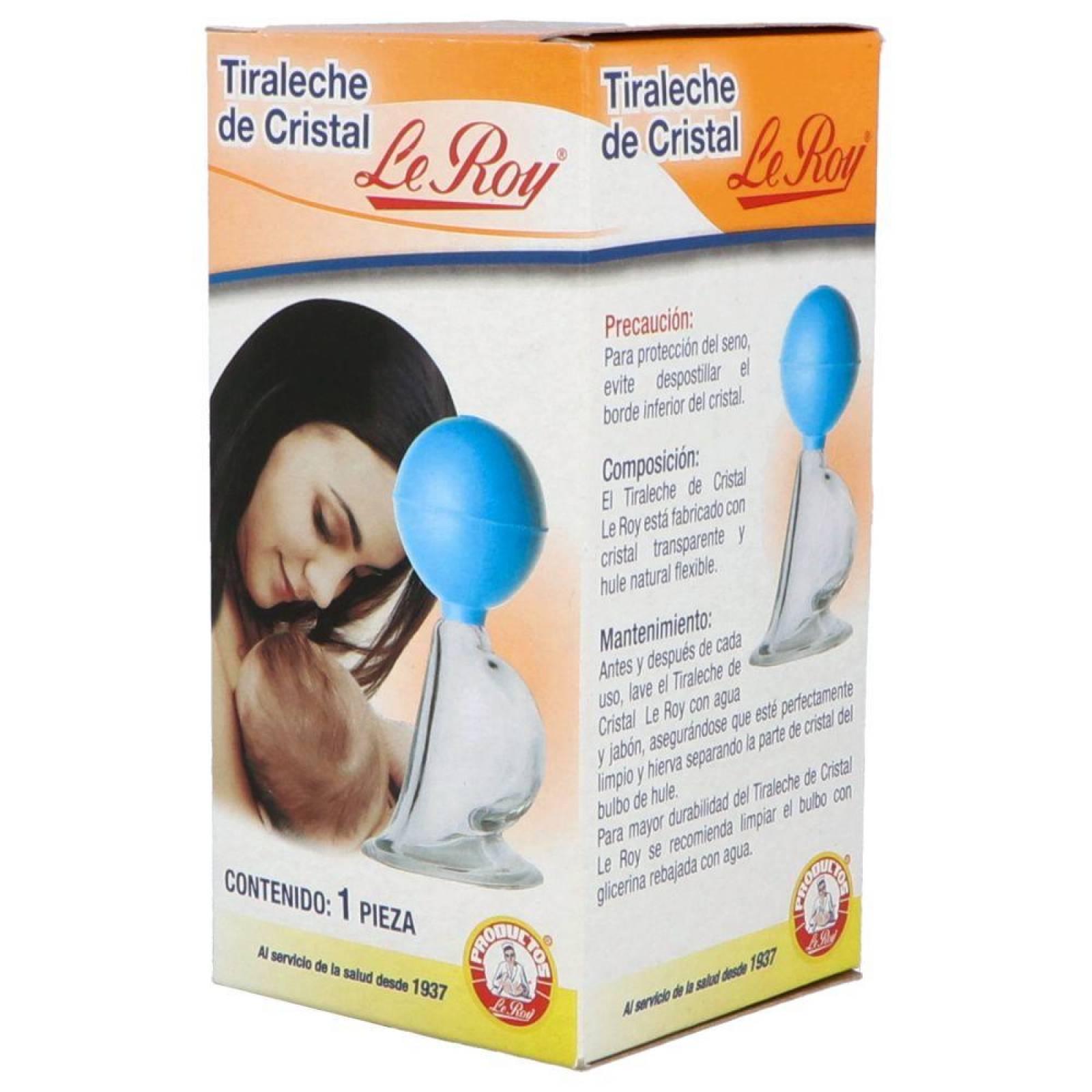 Le Roy Tira Leche Cristal Caja Con 1 Pieza 