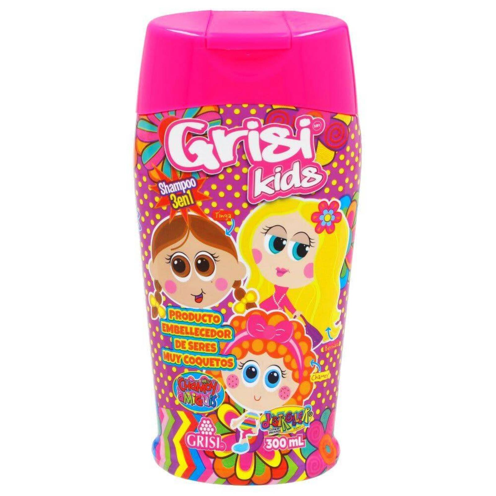 Grisi Kids Shampoo 3 En 1 Happy Pop Para NIña Botella Con 300mL 