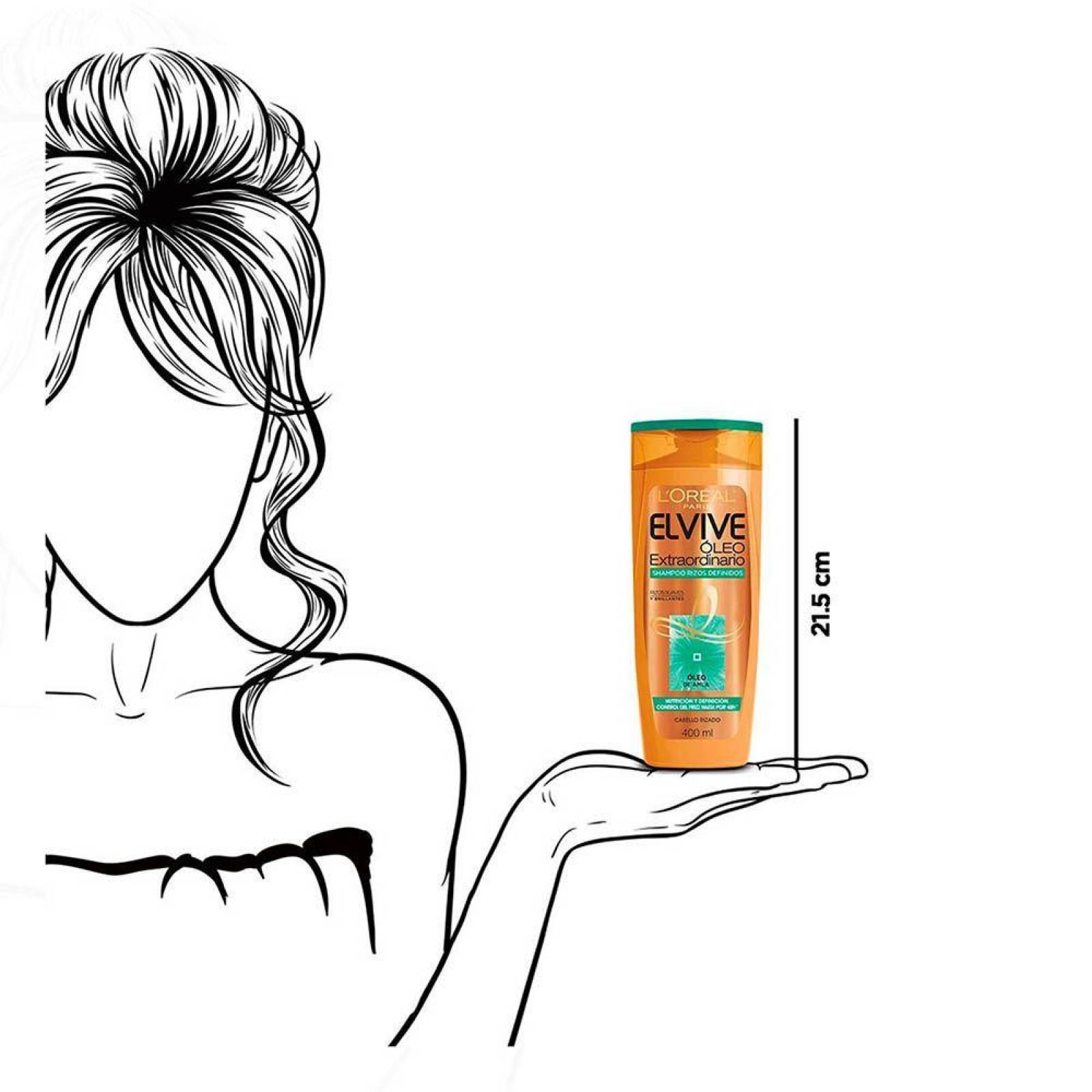 Shampoo Elvive Oleo Extra 400 ml. 