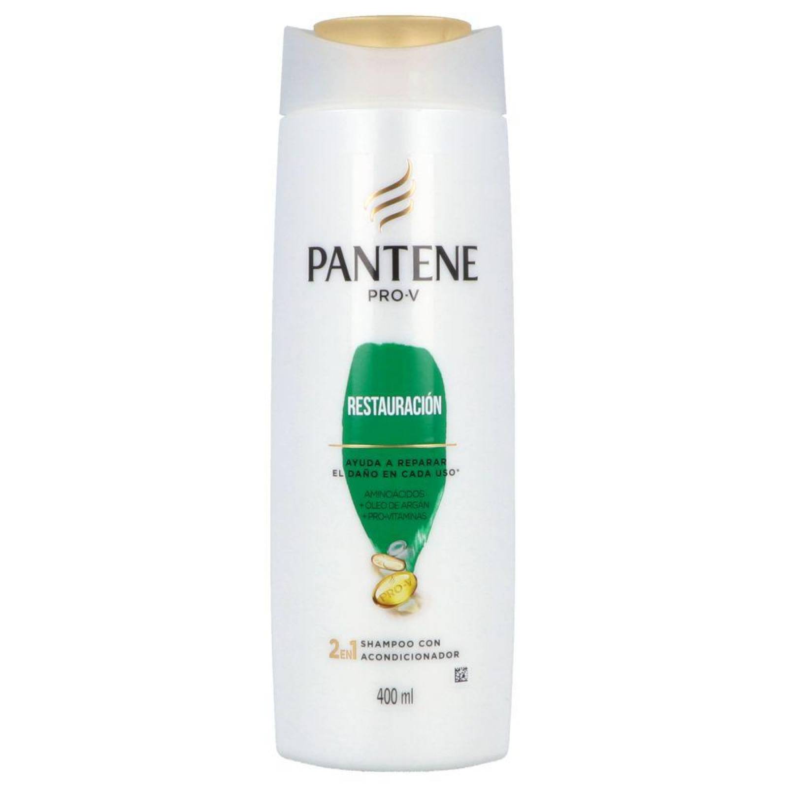 Pantene Pro-V Shampoo Restauración 2 En 1 Botella Con 400mL 