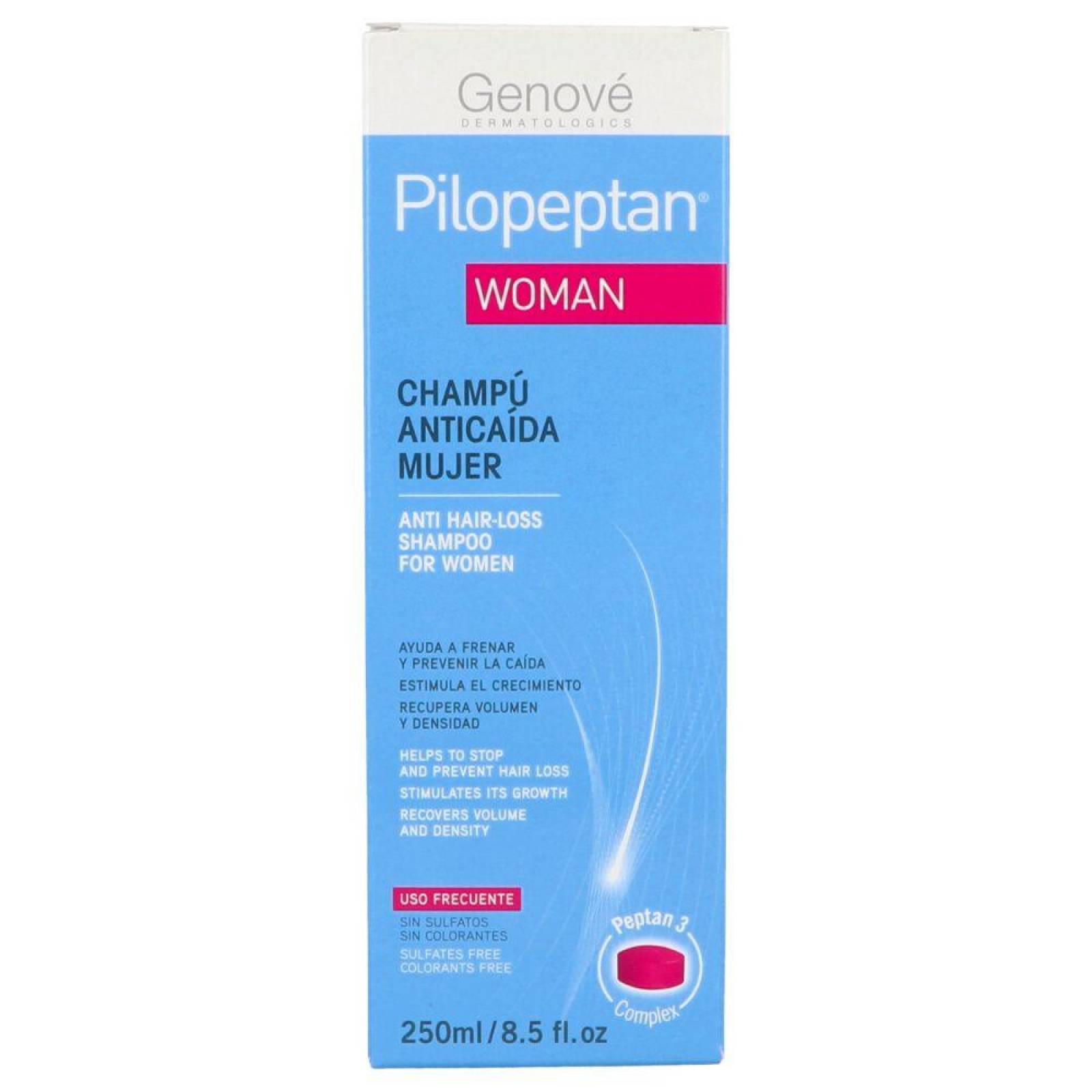 Pilopeptan Woman Shampoo Caja Con Frasco 250 mL 