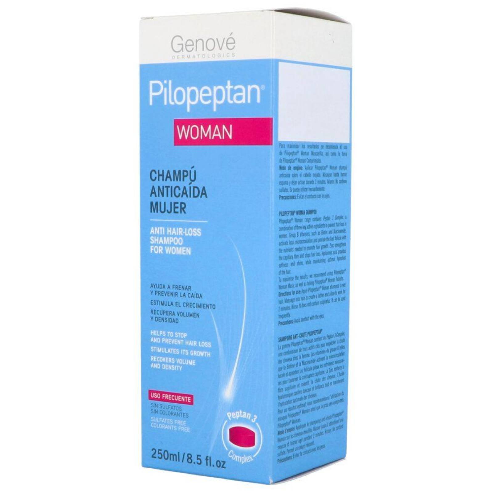 Pilopeptan Woman Shampoo Caja Con Frasco 250 mL 