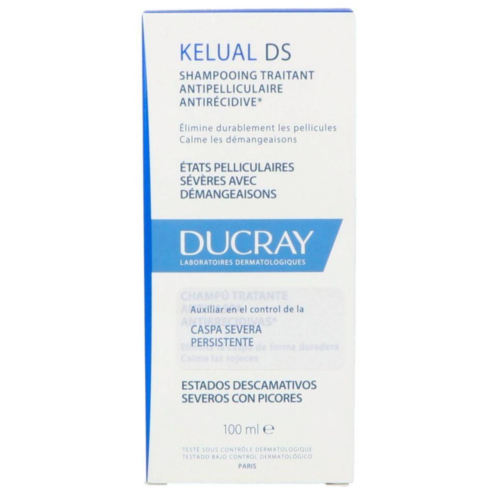 Ducray Kelual DS Shampoo Capilar Botella Con 100 mL 