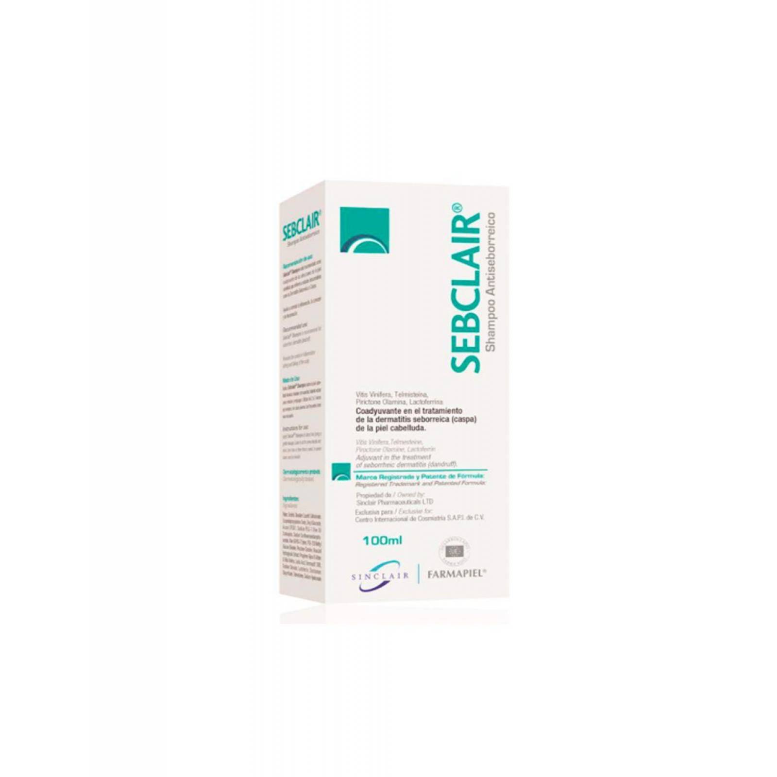 Sebclair Shampoo Antiseborreico Con 100 mL 