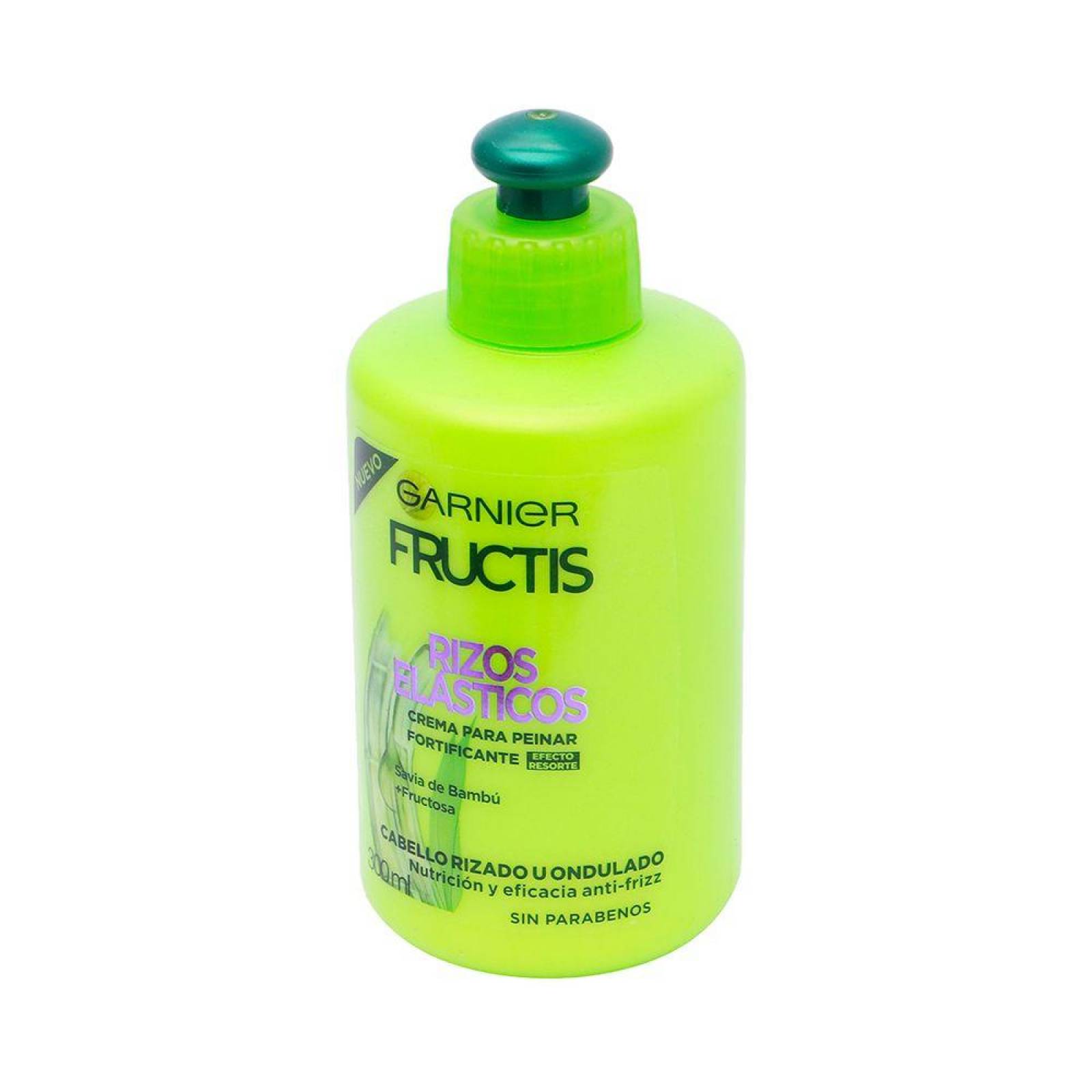 FRUCTIS CREMA PARA PEINAR RIZOS ELÁSTICOS 48 HORAS FRASCO CON 300 ML 