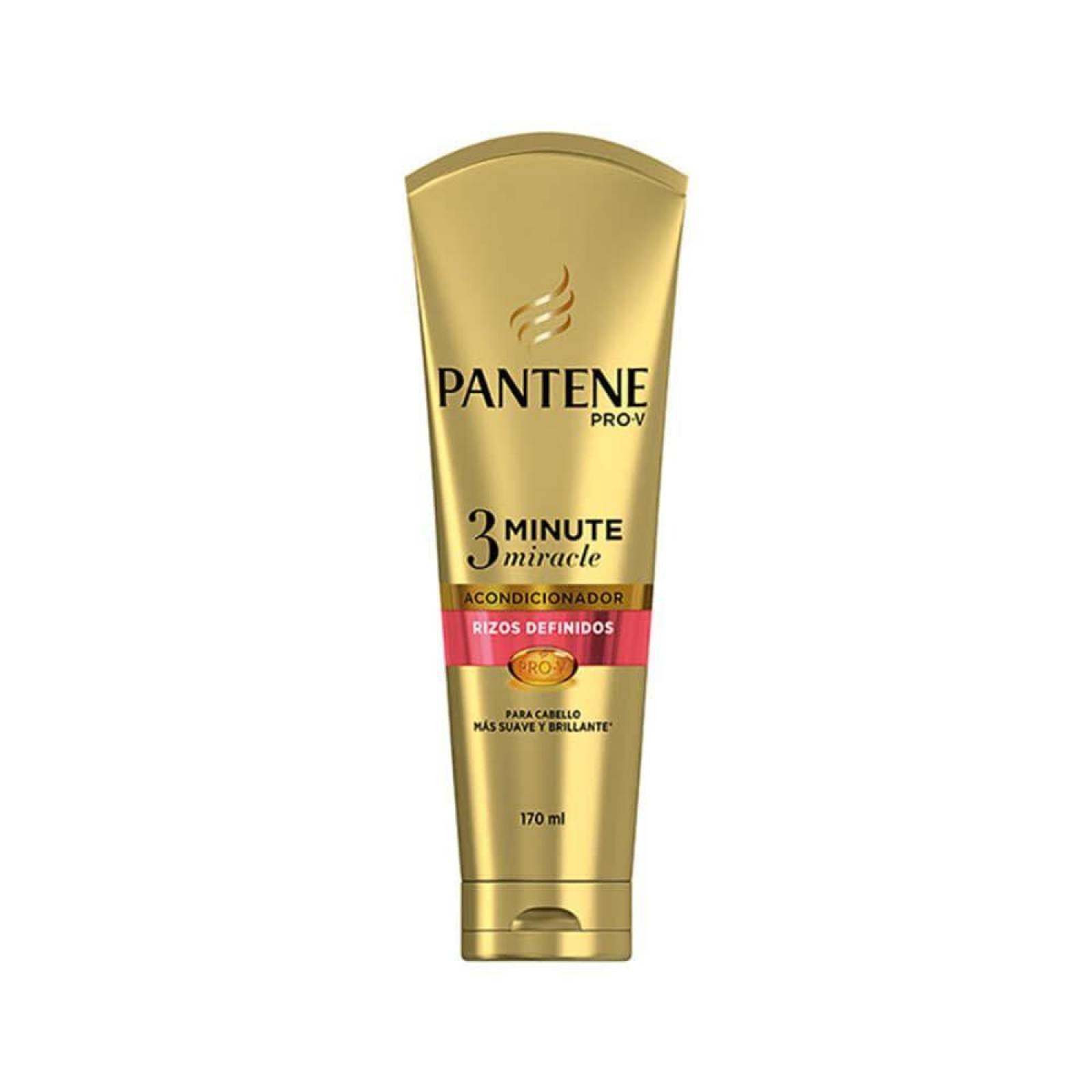 Acondicionador Pantene Pro-V 3 Minute Miracle Rizos Definidos Botella Con 170 mL 