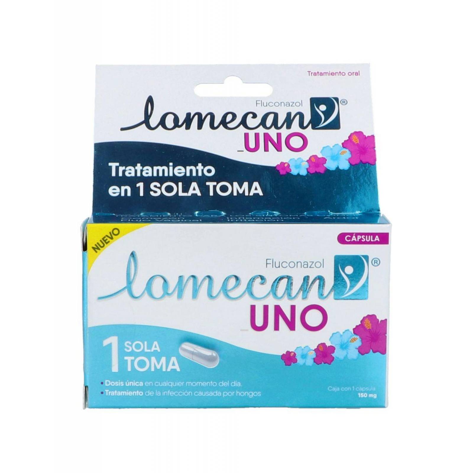 Lomecan V Uno 150 mg 1 Cápsula 