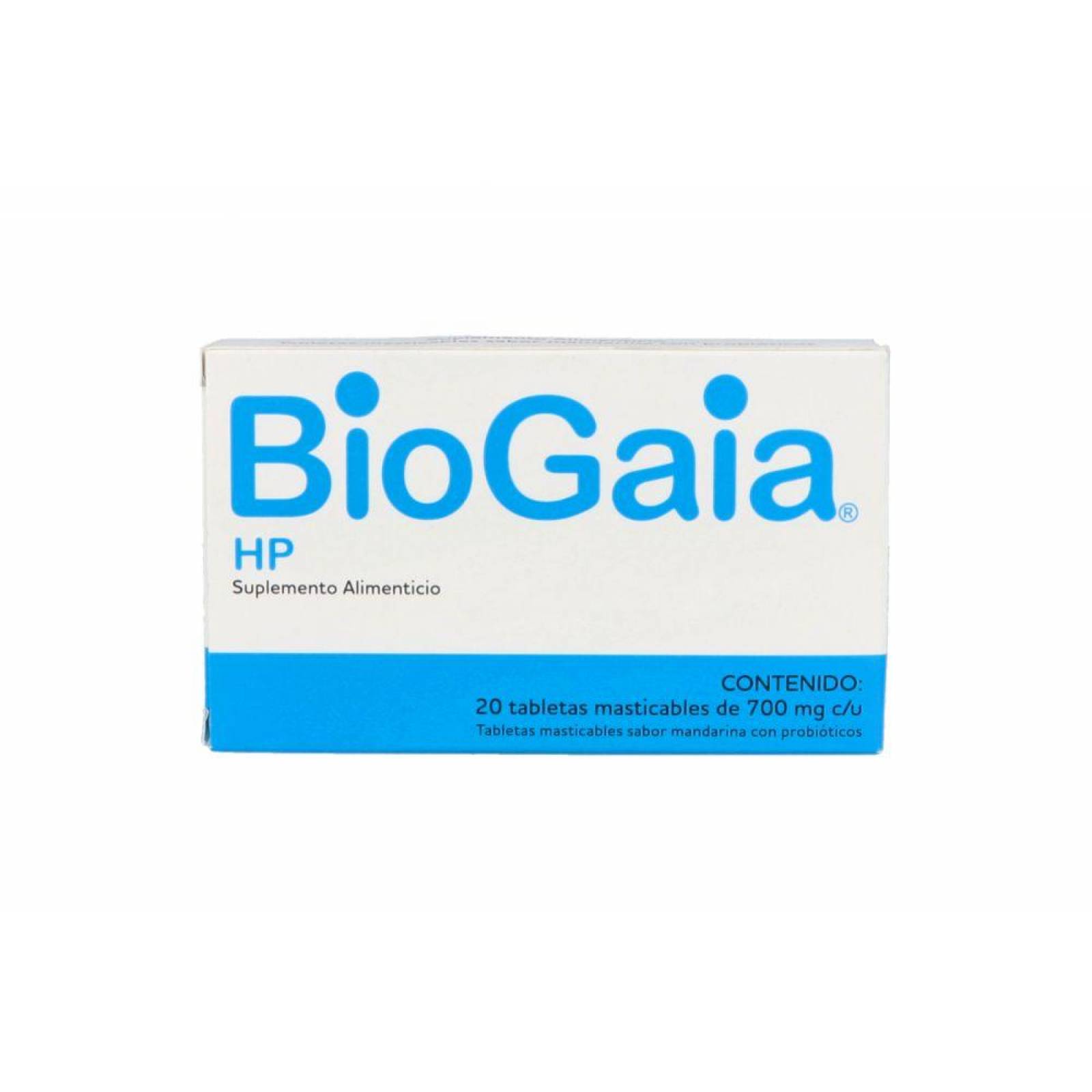 Biogaia Hp 700 mg Caja Con 20 Tabletas Masticables 