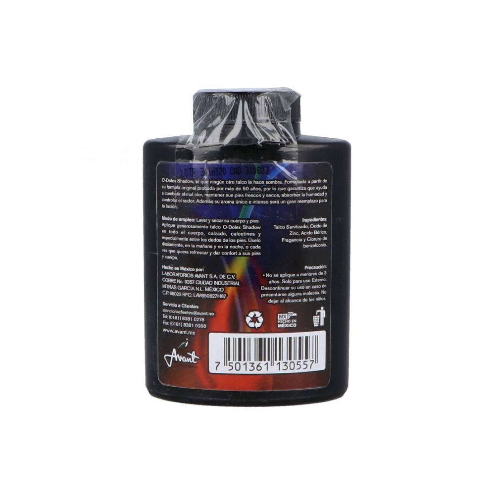 Talco Odolex Shadow 150 g. 