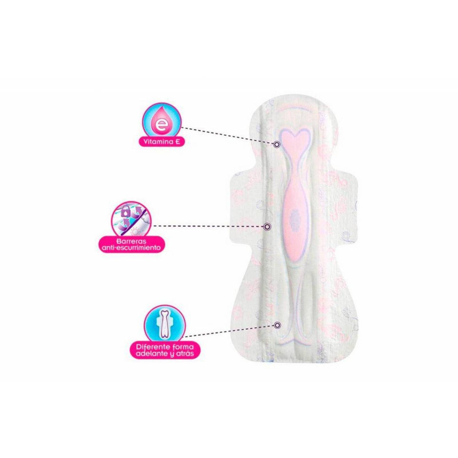 Toallas Sanitarias Saba Noche Alas Xlga 