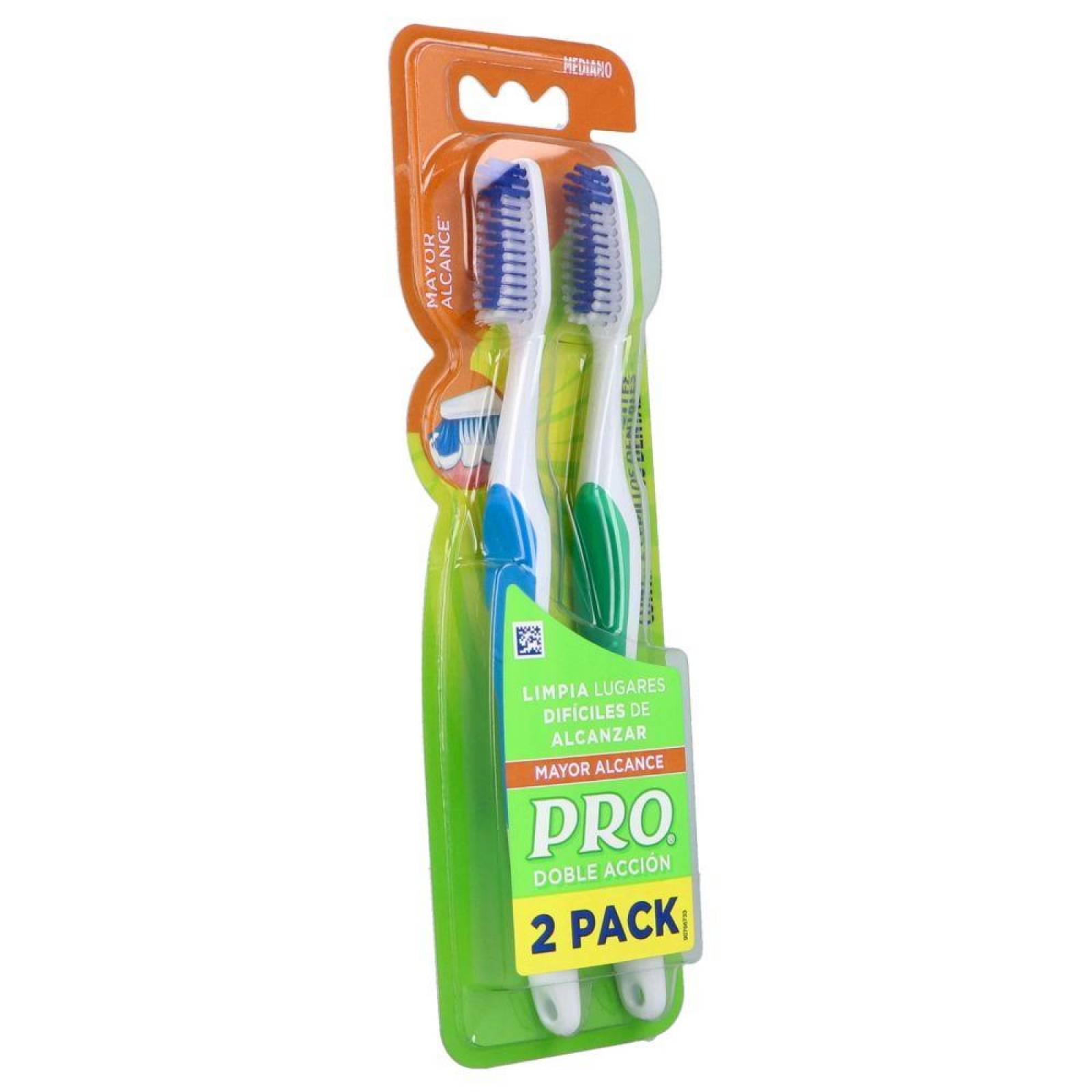 Oral B Pro Cepillo Dental Doble Acción Empaque 2x1 Precio Especial 