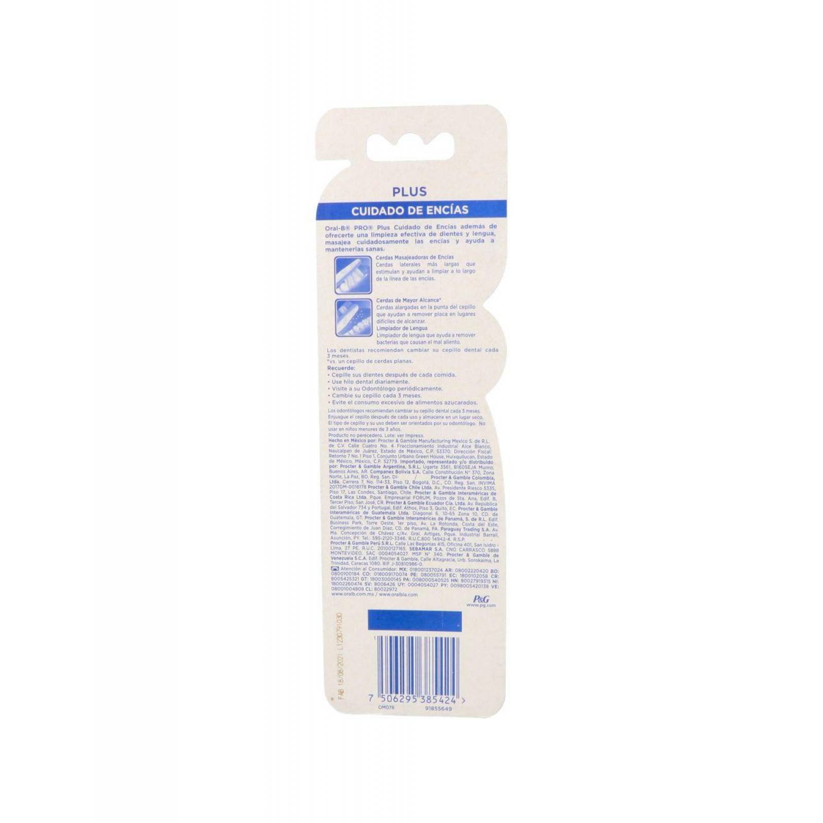 PRO Plus Cepillo Dental Cuidado Encias (2 piezas) 
