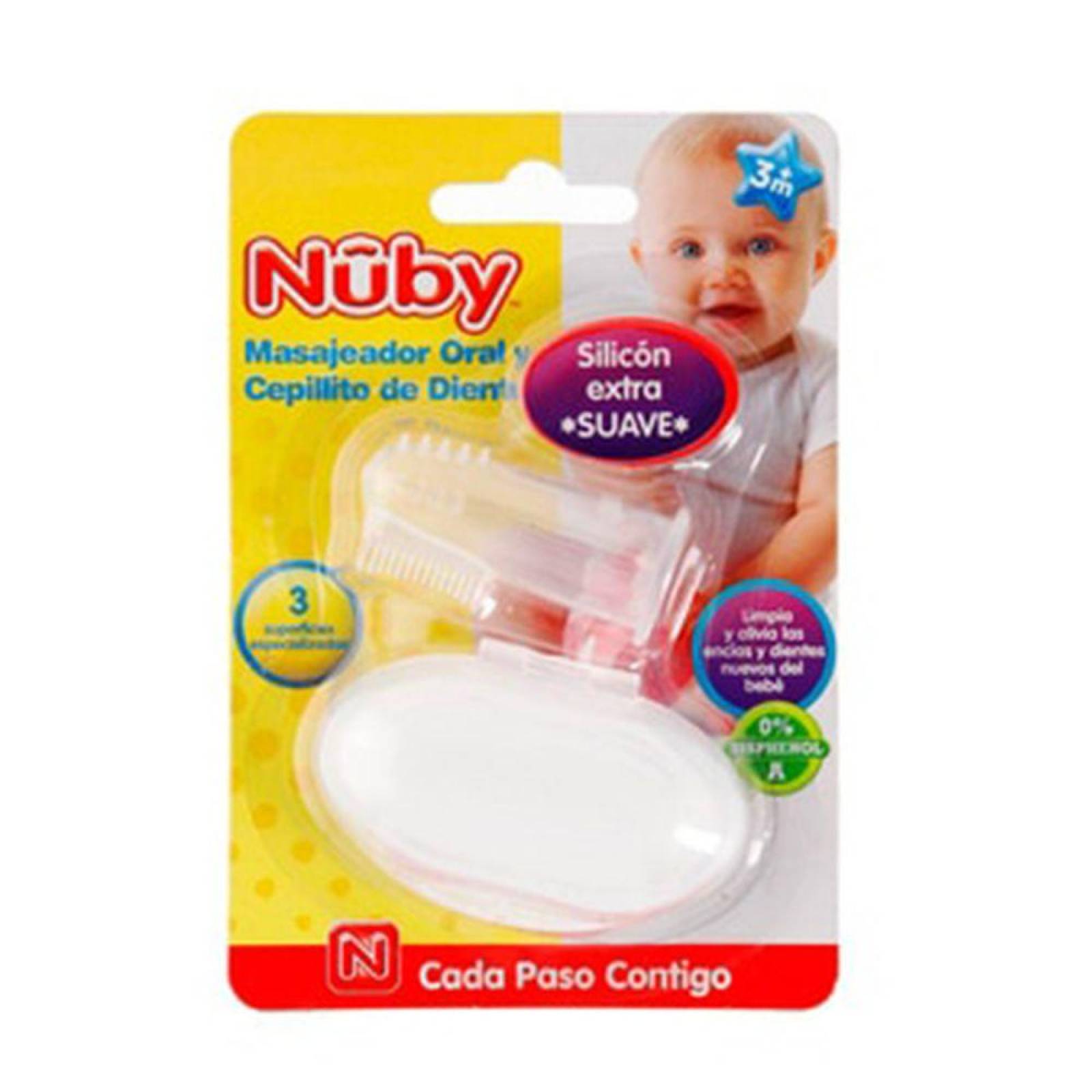 Cepillo Dental Nuby Con Masajeador Oral 