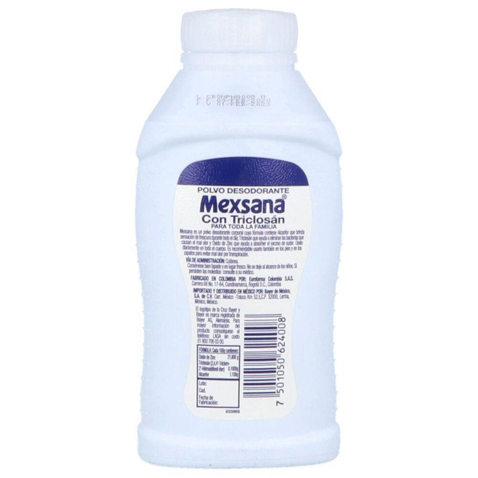 MEXANA POLVO FRASCO CON 80 G PIES 