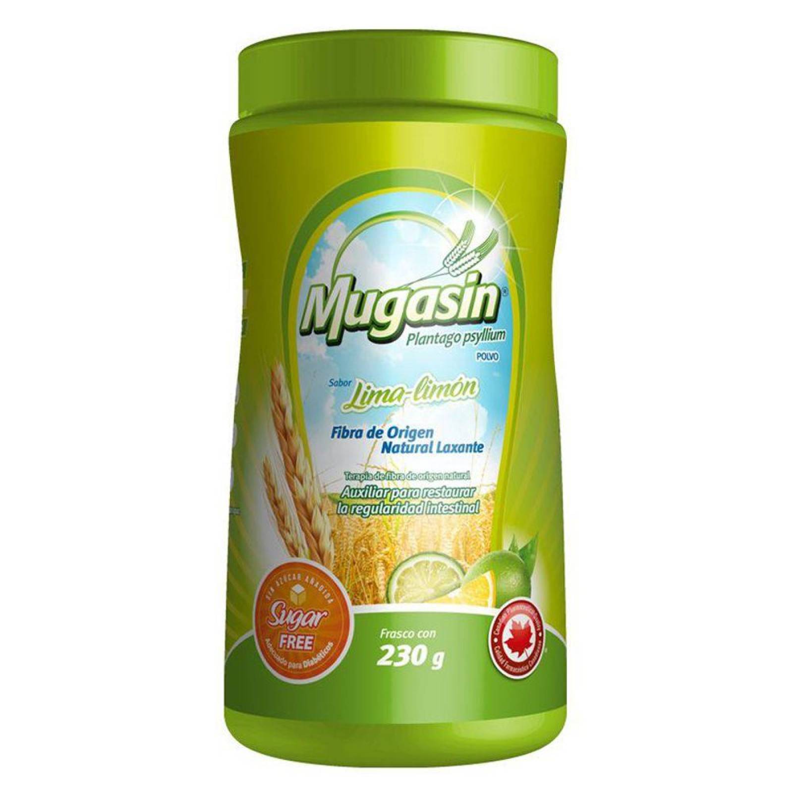 Mugasin Frasco Con 230 g Sabor Lima - Limón 