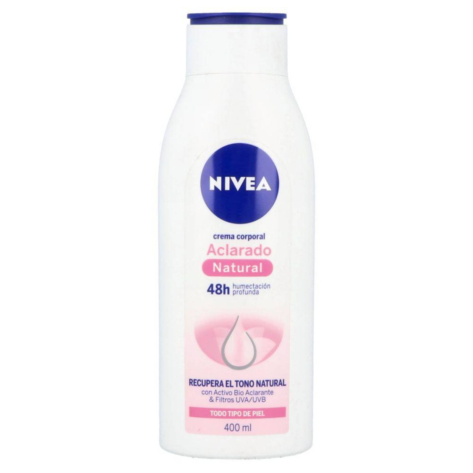 Nivea Crema Aclarado Natural Botella Con 400mL 