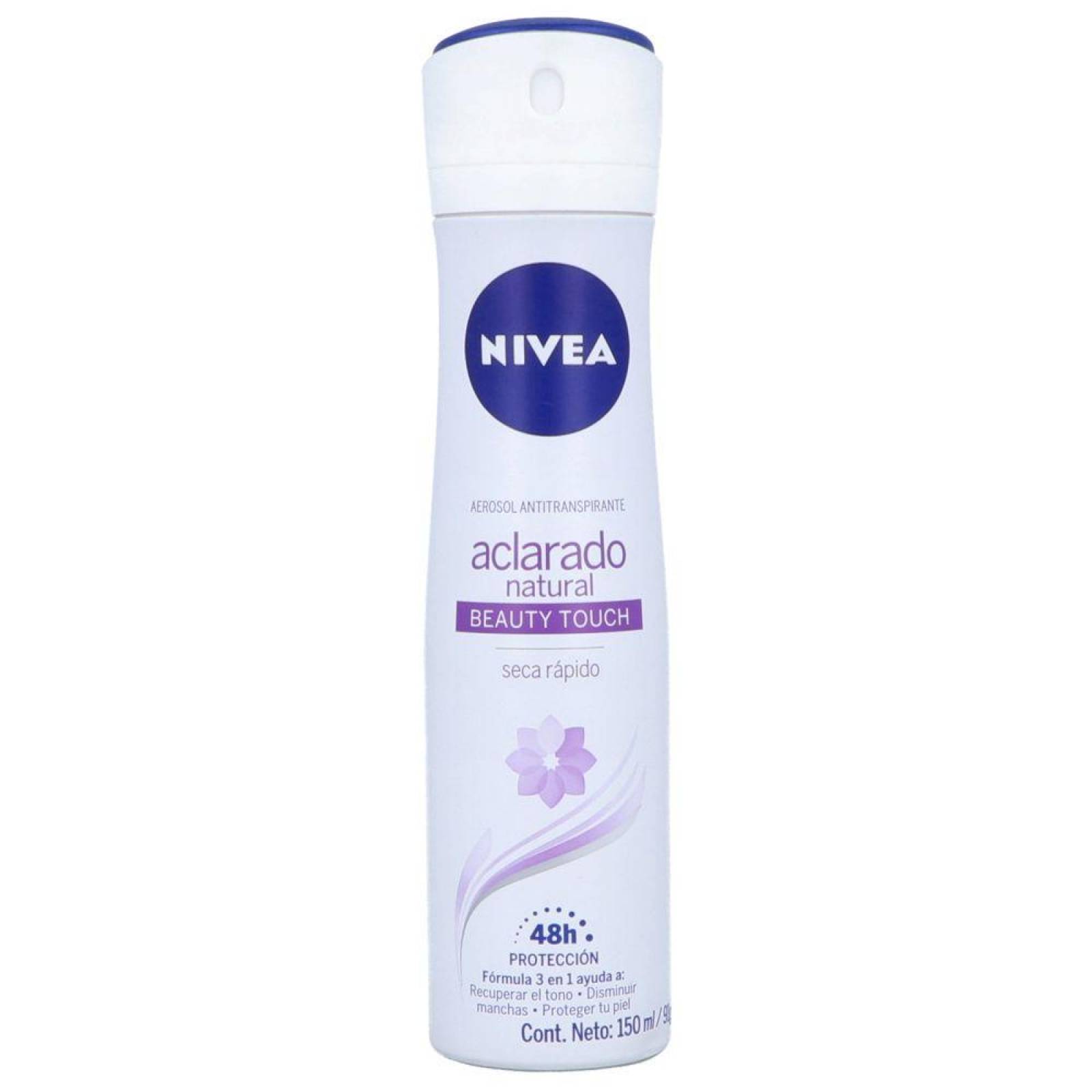 Antitranspirante Nivea Aclarado Natural 48h Envase Con 150 mL 