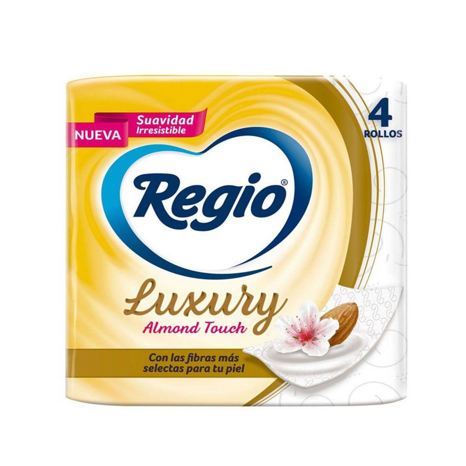 Regio Luxury Almond Touch Paquete Con 4 Rollos 